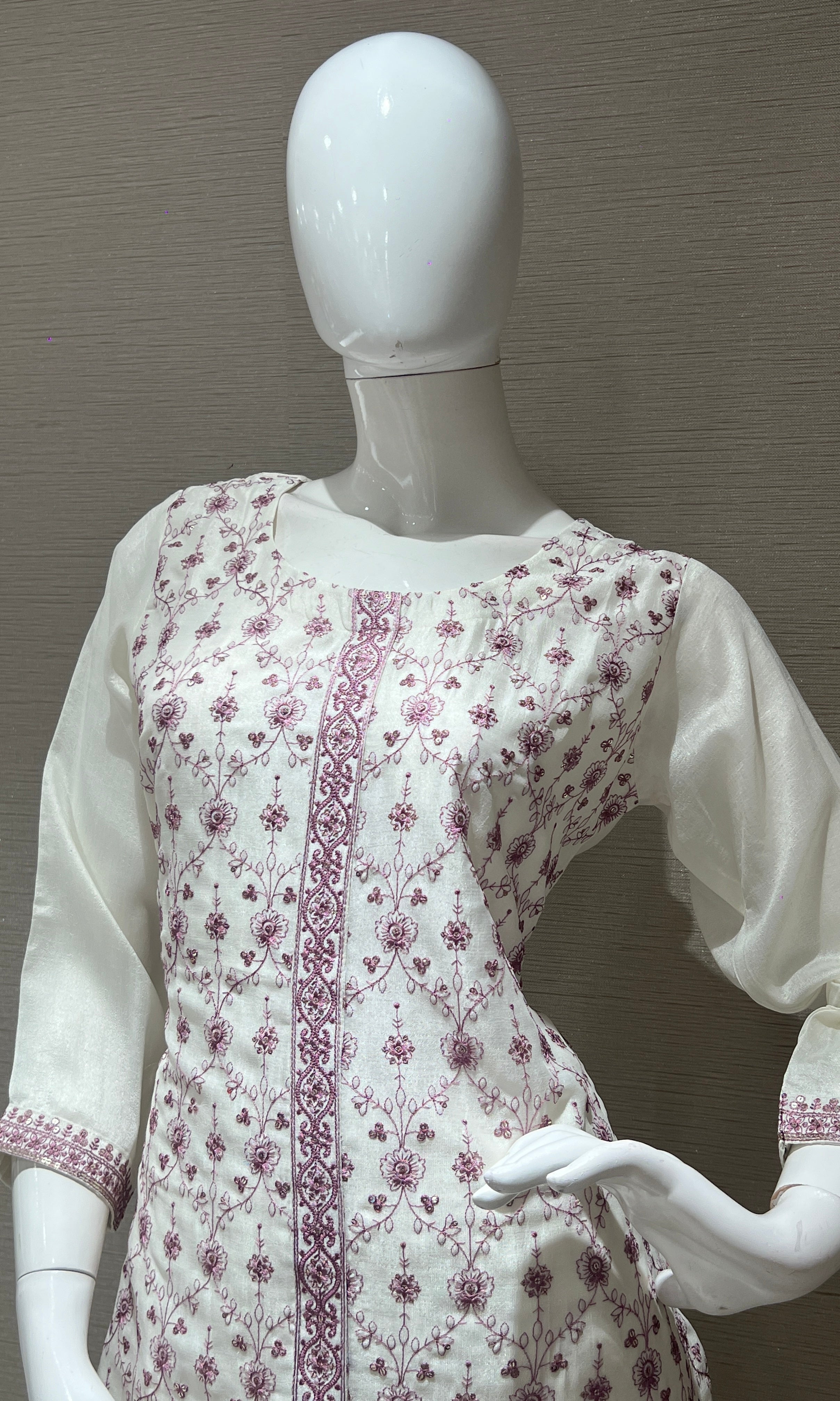 Purple kurta set