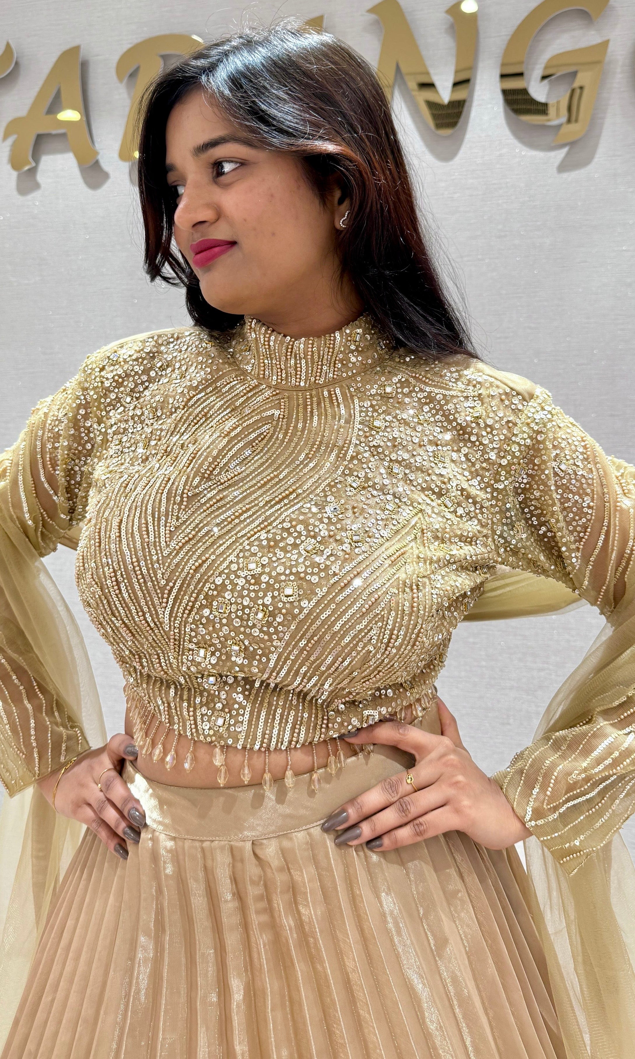 Gold Lehenga