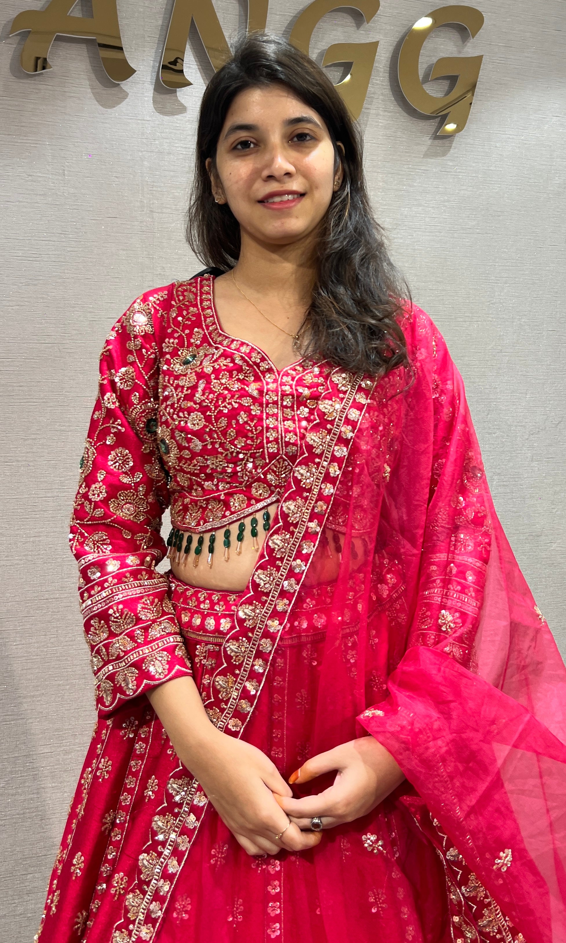 Rani pink Lehenga