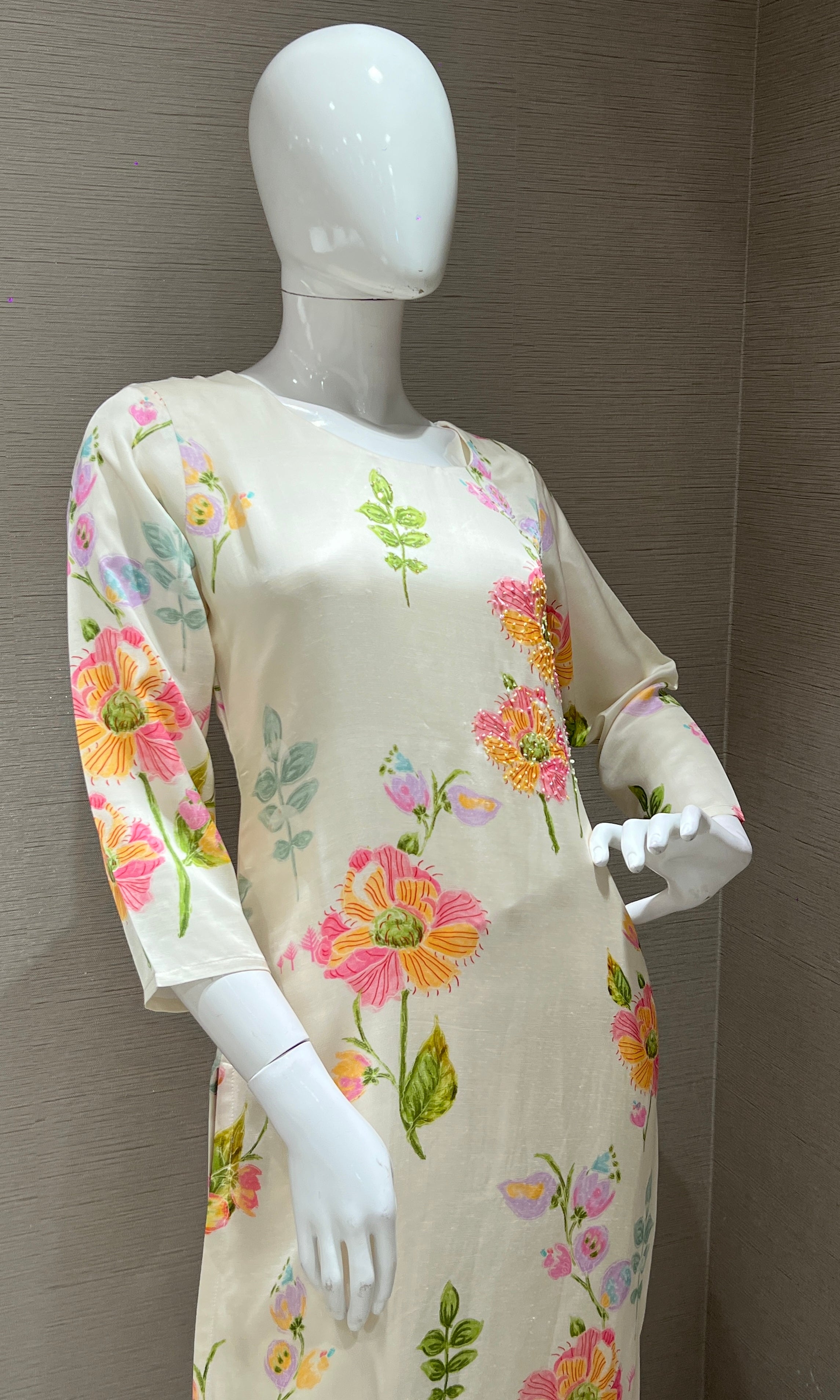 Ivory kurta set