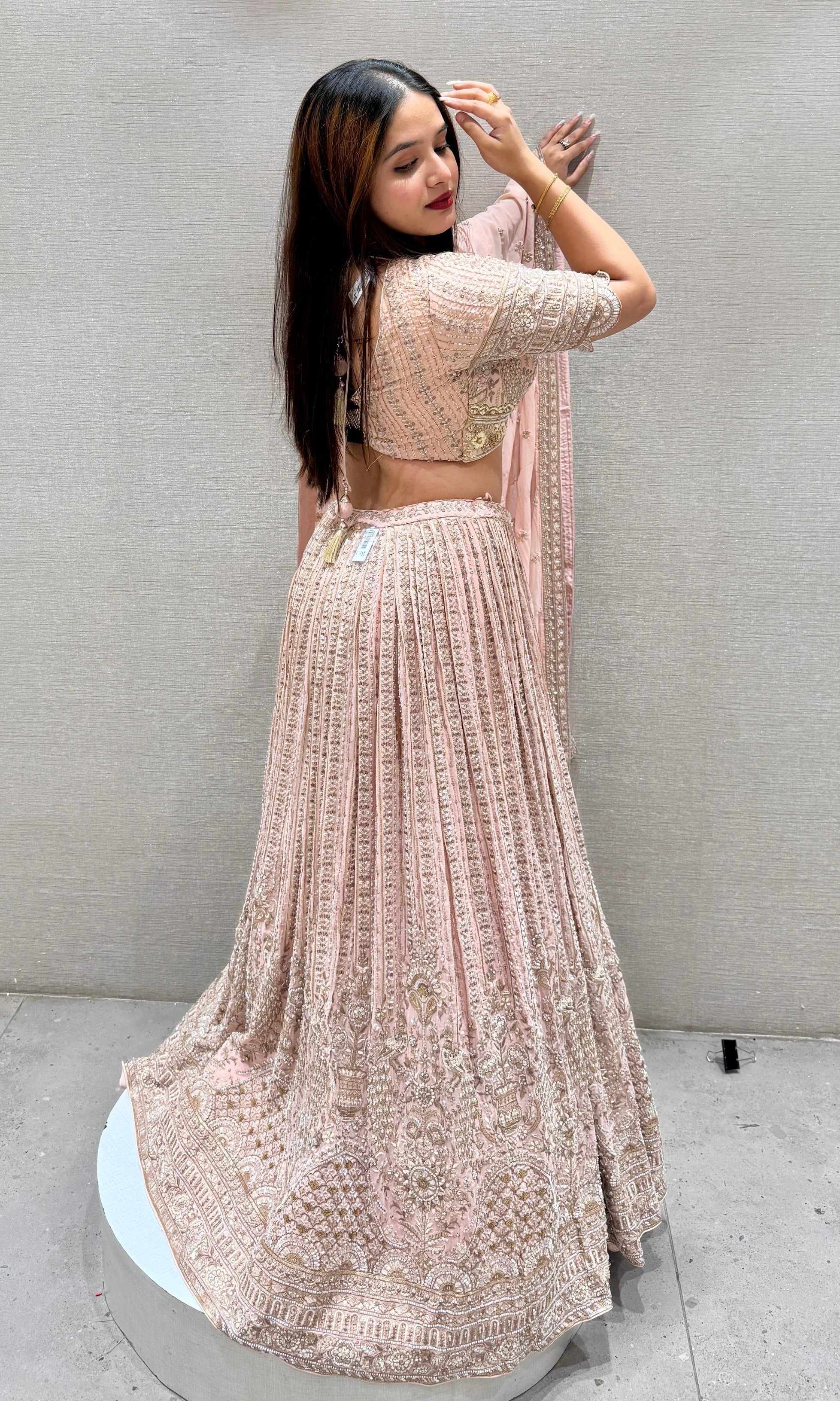 Baby pink Lehenga