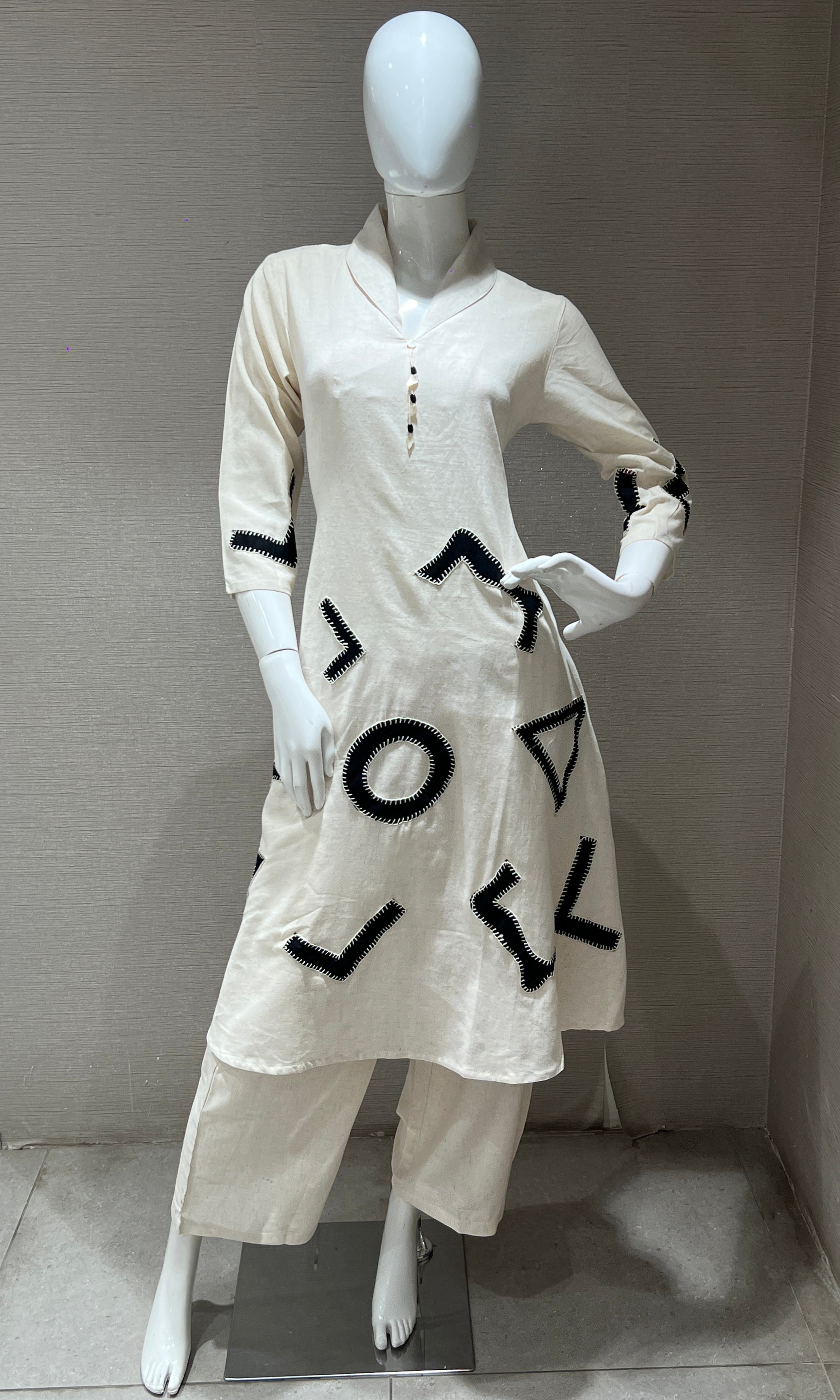 Cream palazzo