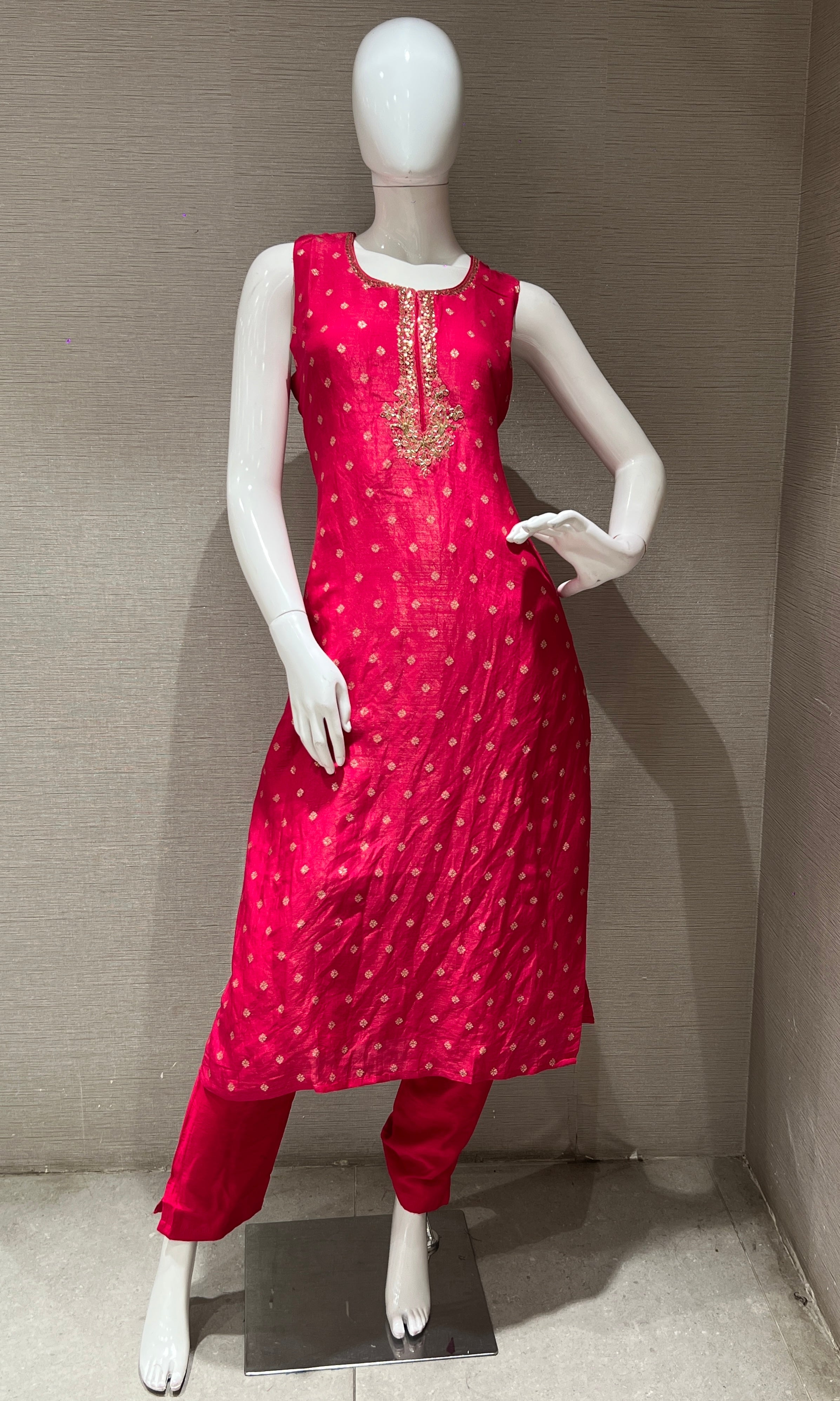 Pink kurta set