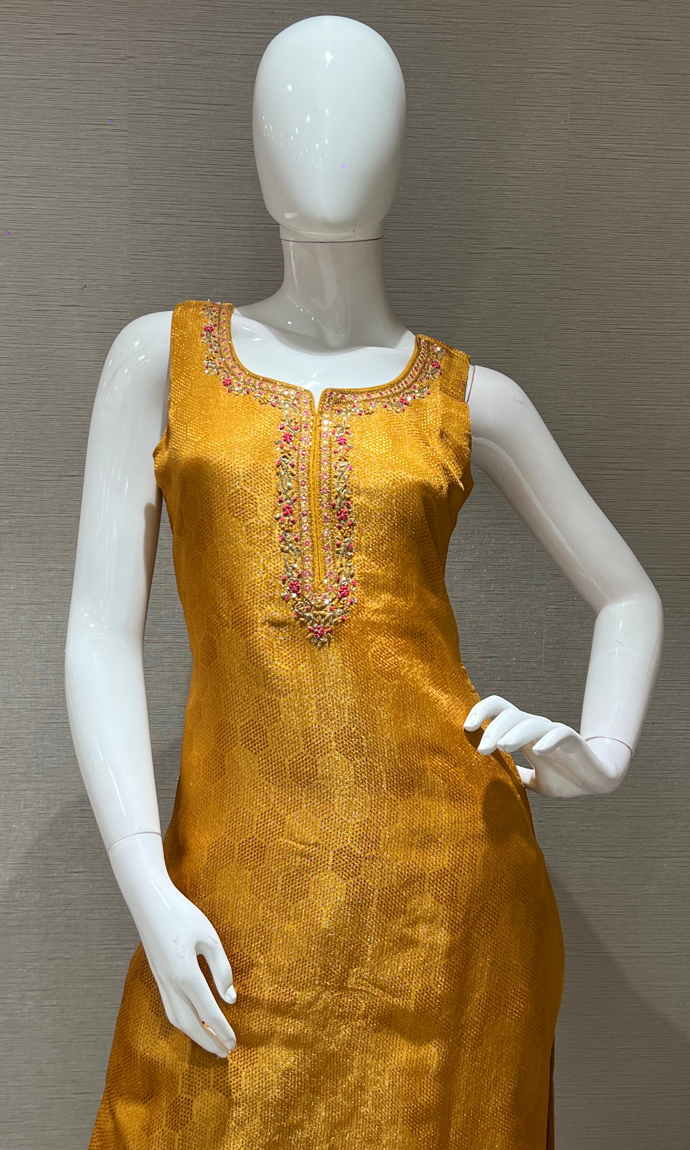 Mustard Gold Elegant Kurta set
