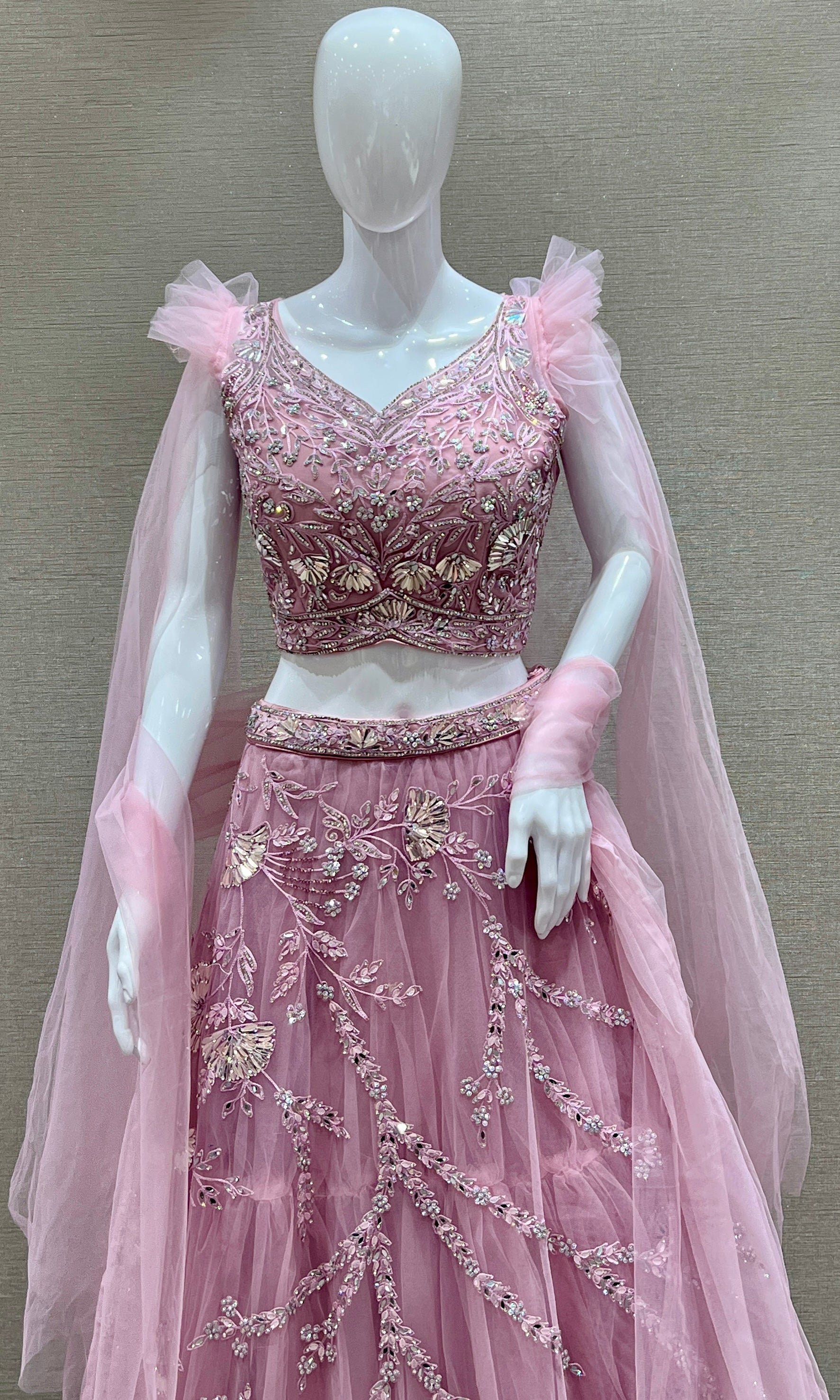 Baby pink Lehenga