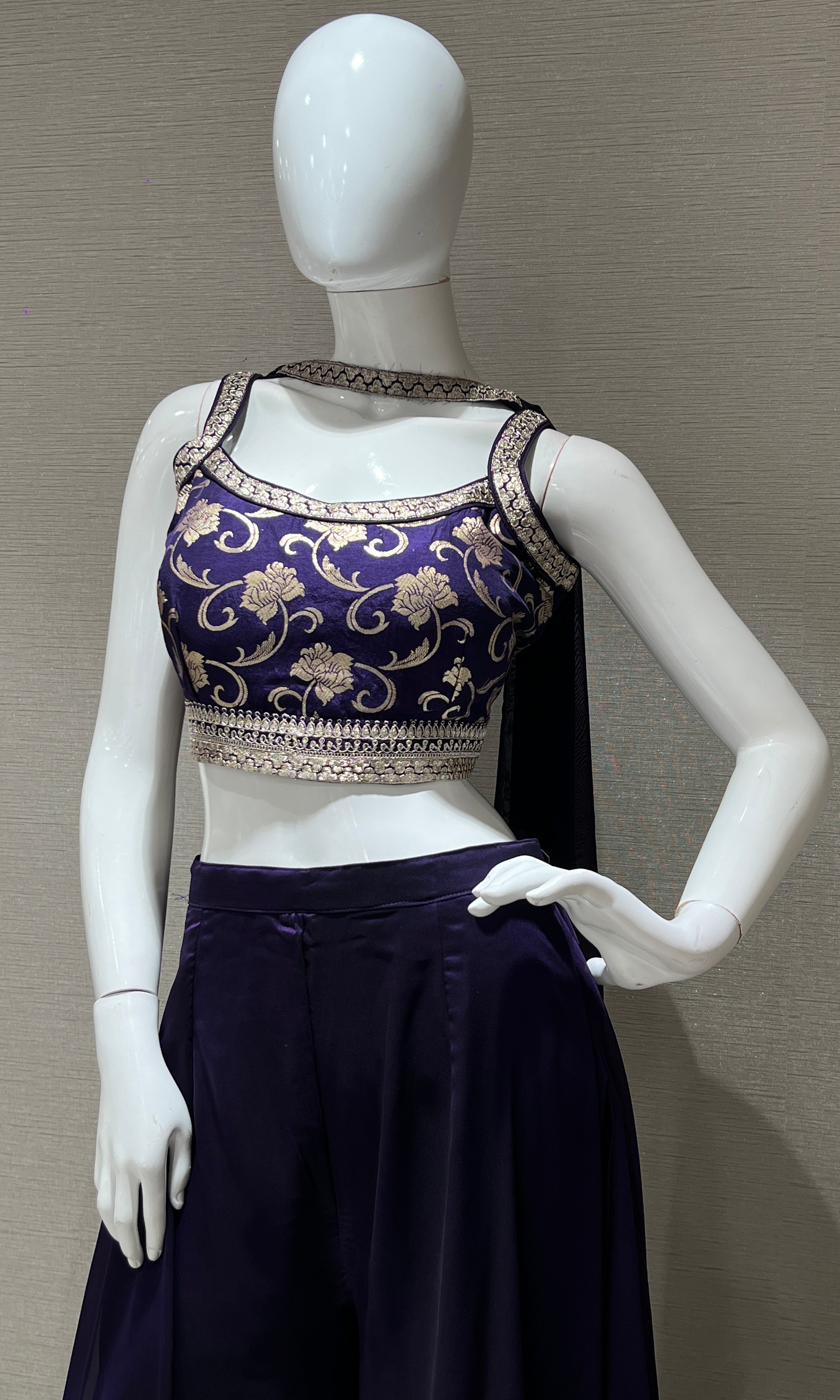 Purple palazzo