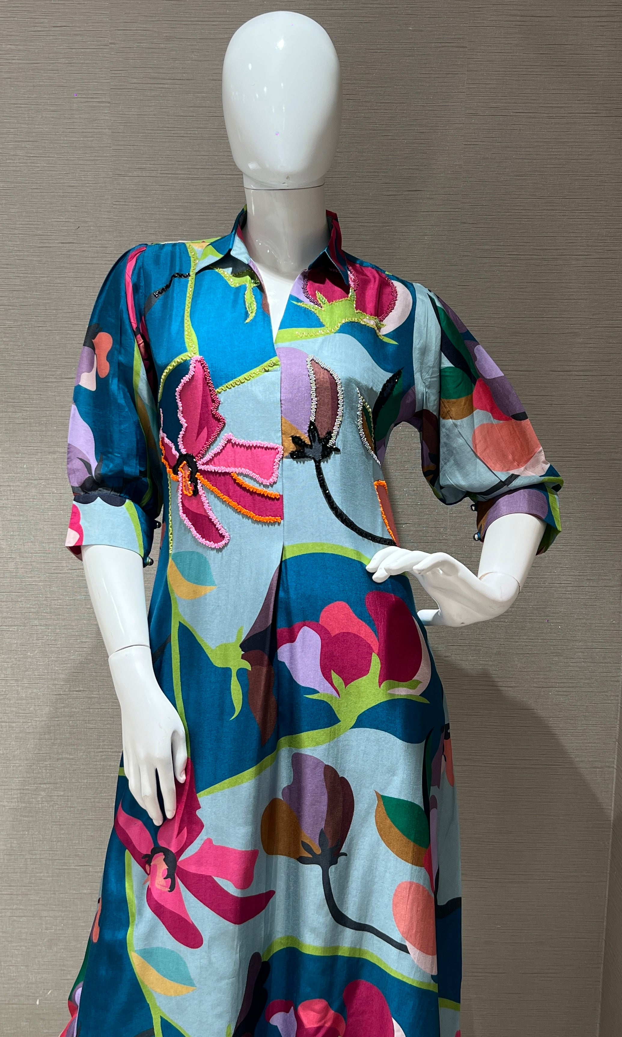 Blue Kurti top