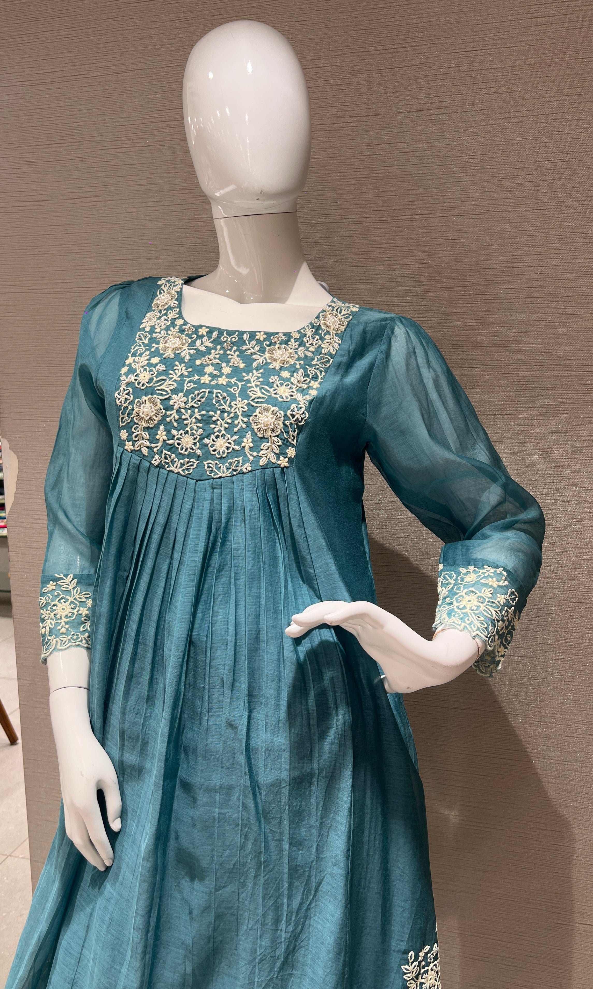 Blue Anarkali