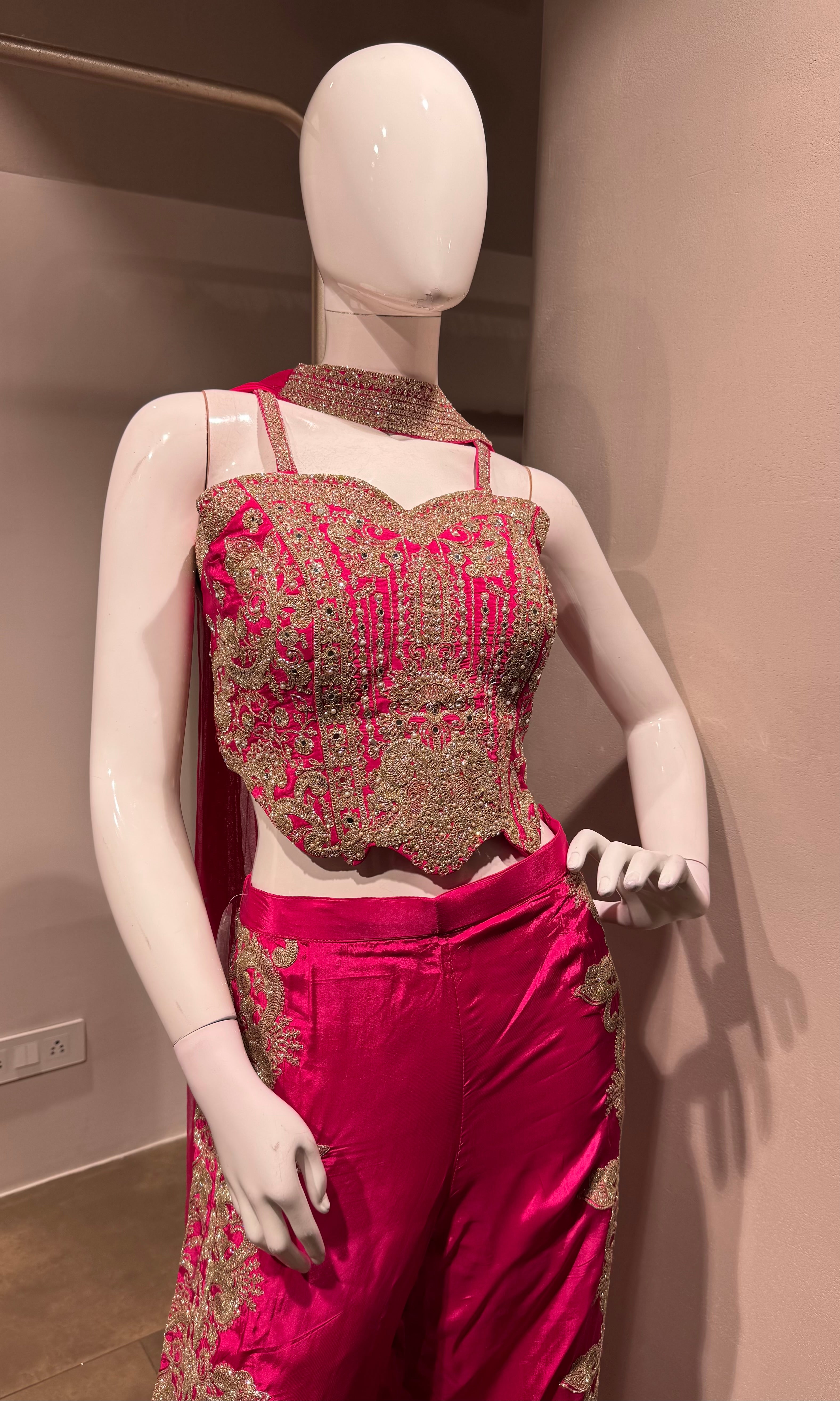 RANI Embroidered Indo-Western Palazzo Set