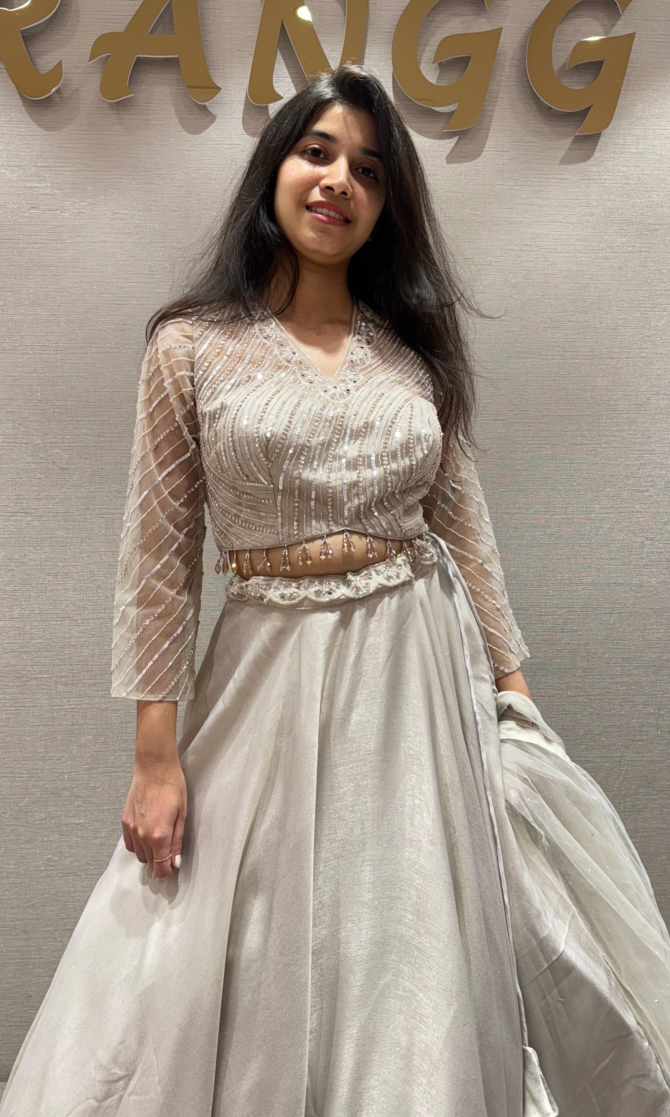 FAWN and Shimmer Lehenga Set