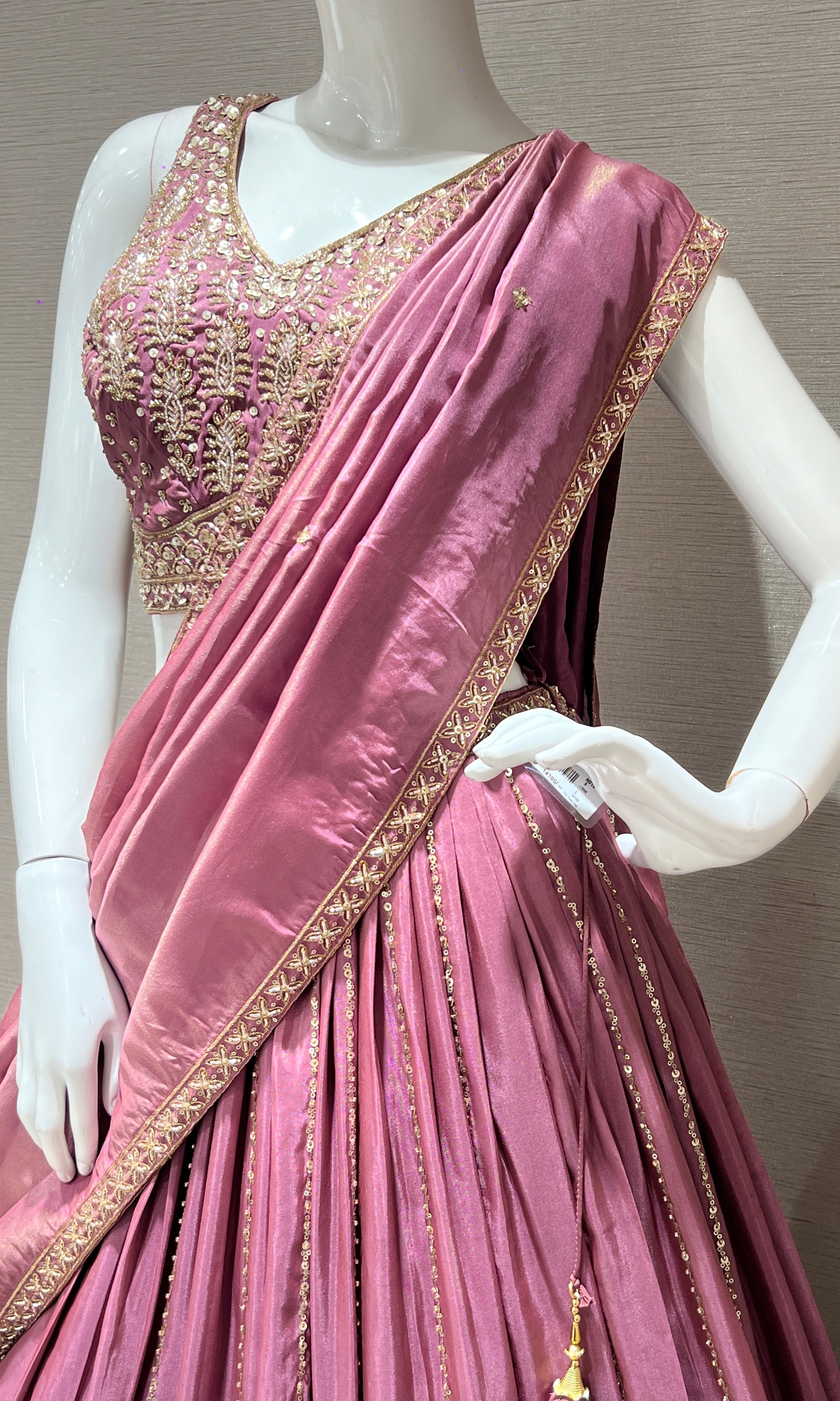 Light wine Lehenga