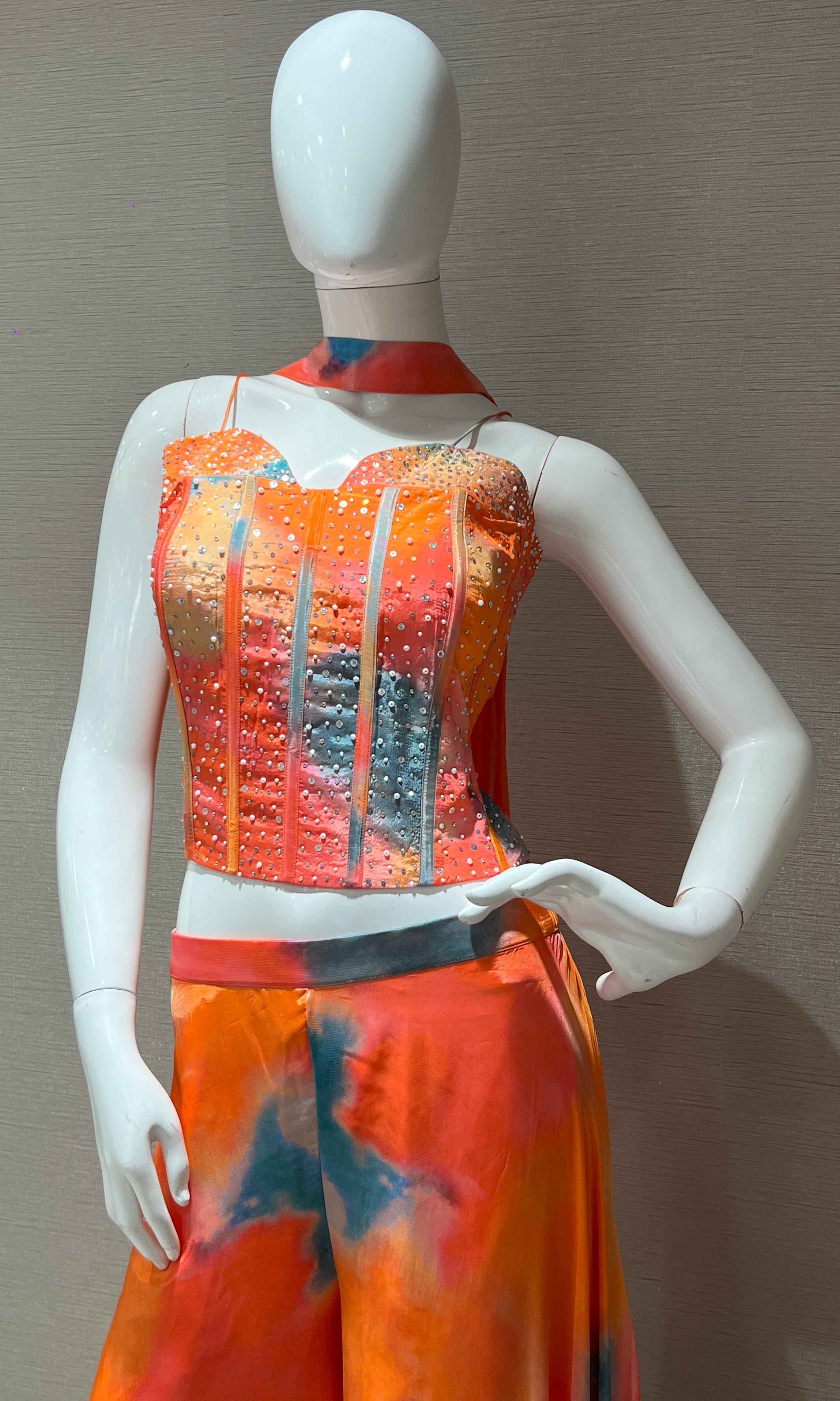 Orange palazzo