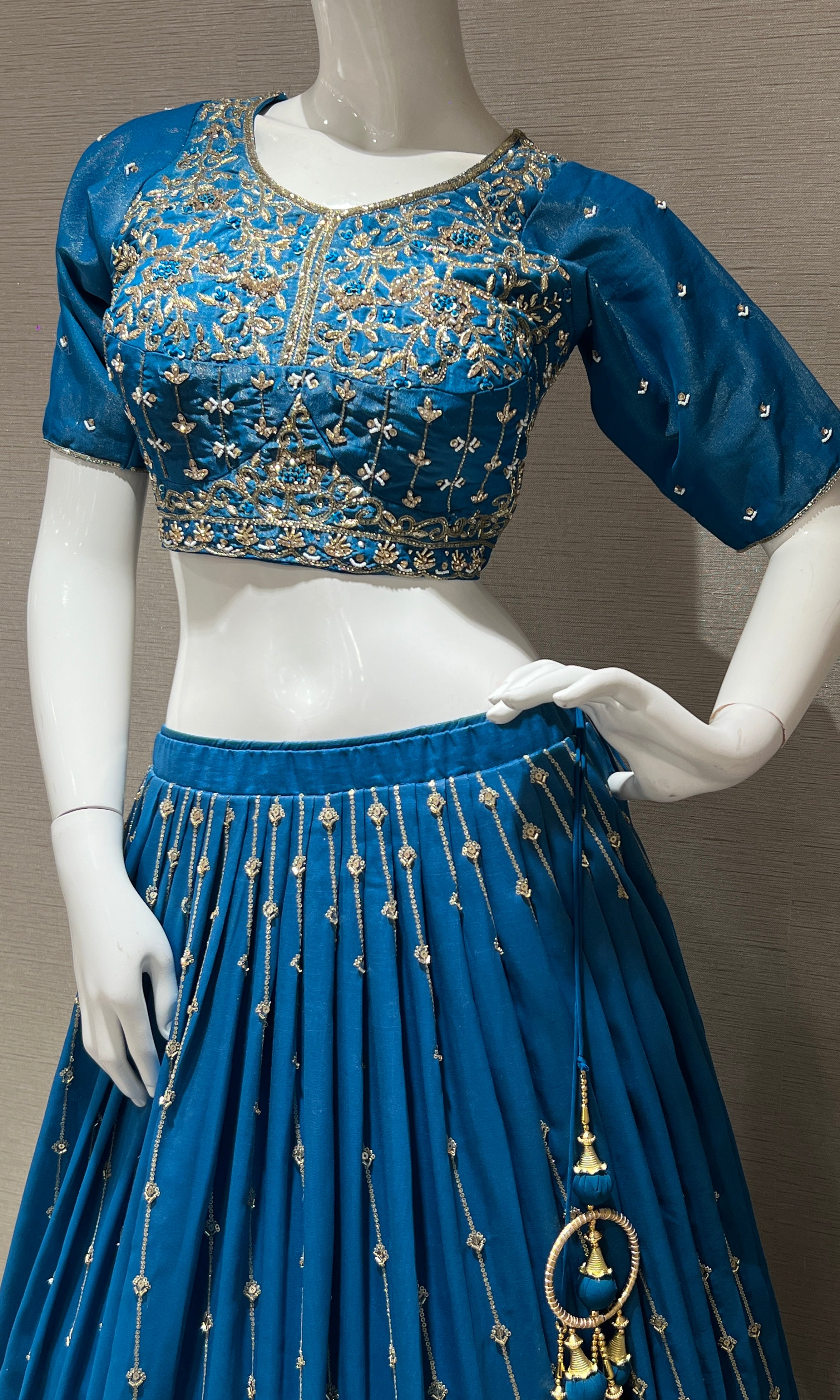 Blue Lehenga