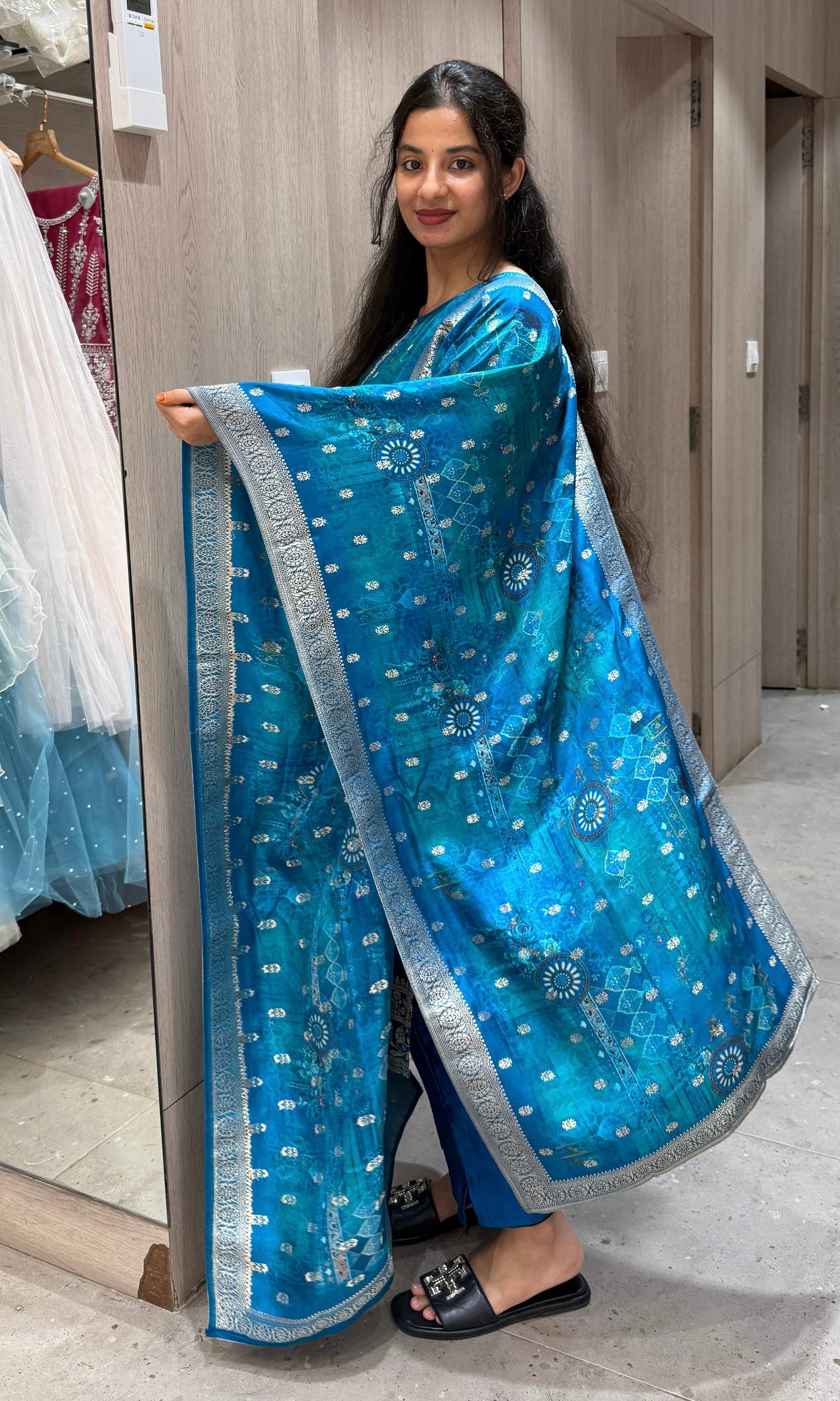Blue kurta set