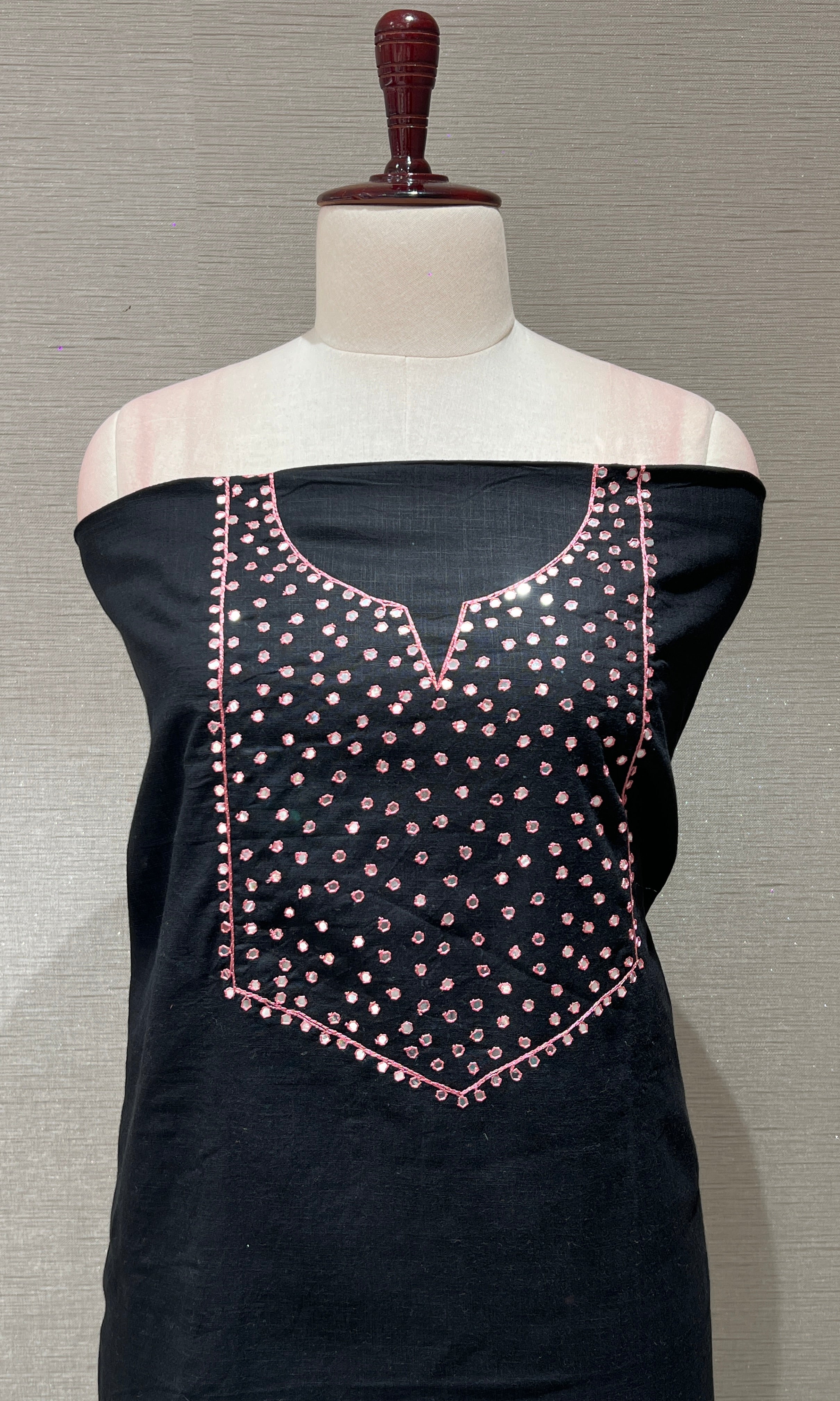Black dress material