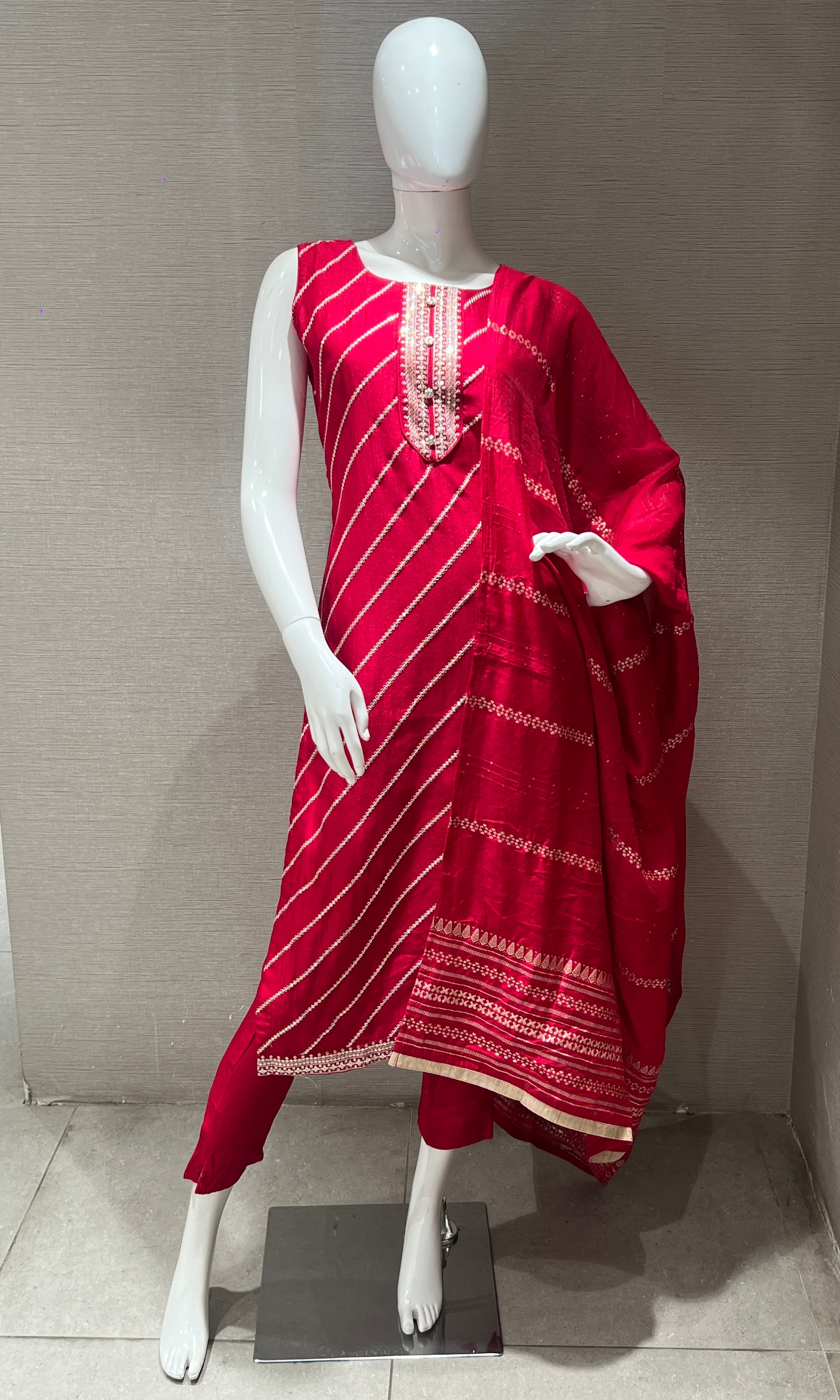Pink kurta set
