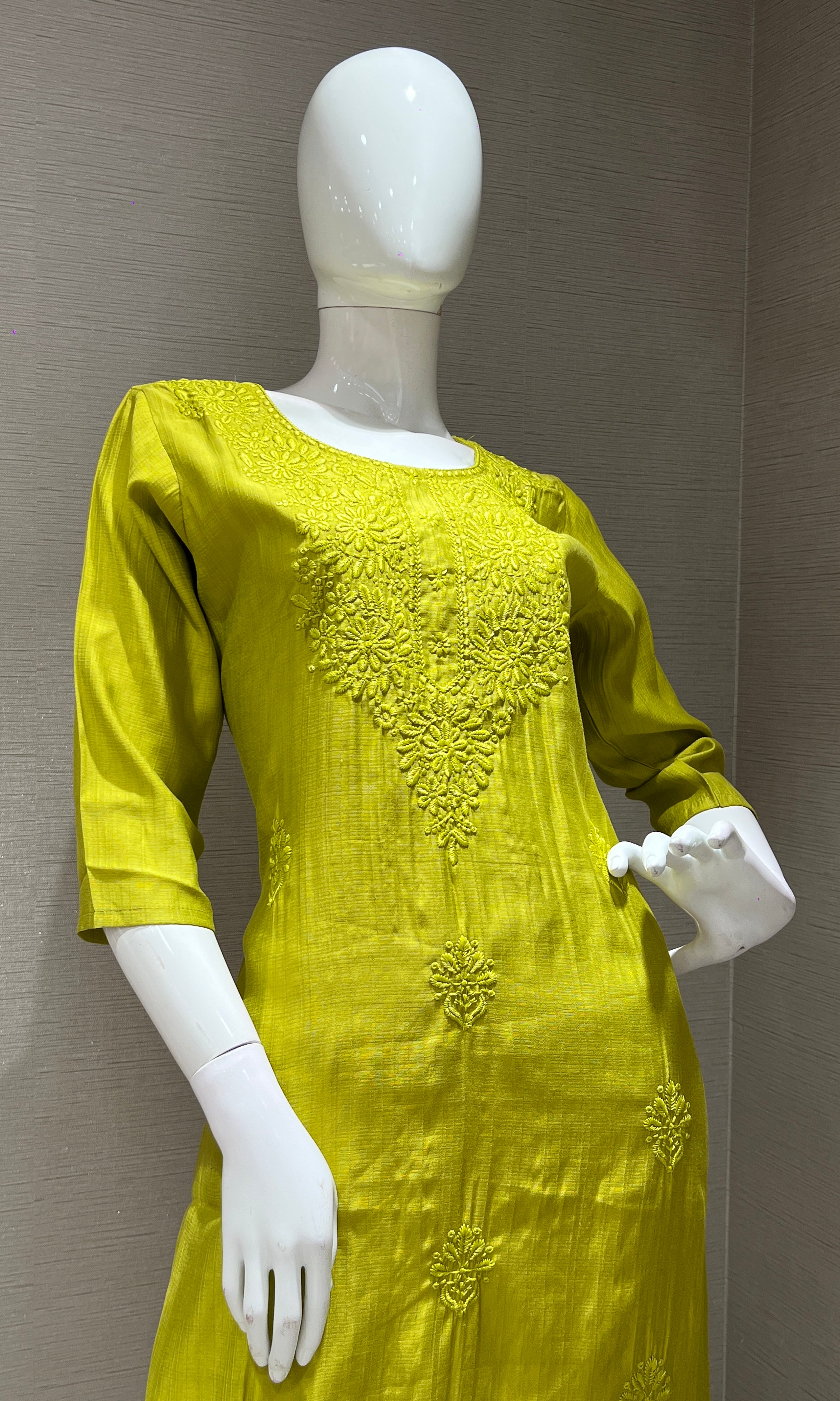 Liril EMBROIDERED KURTI TOP