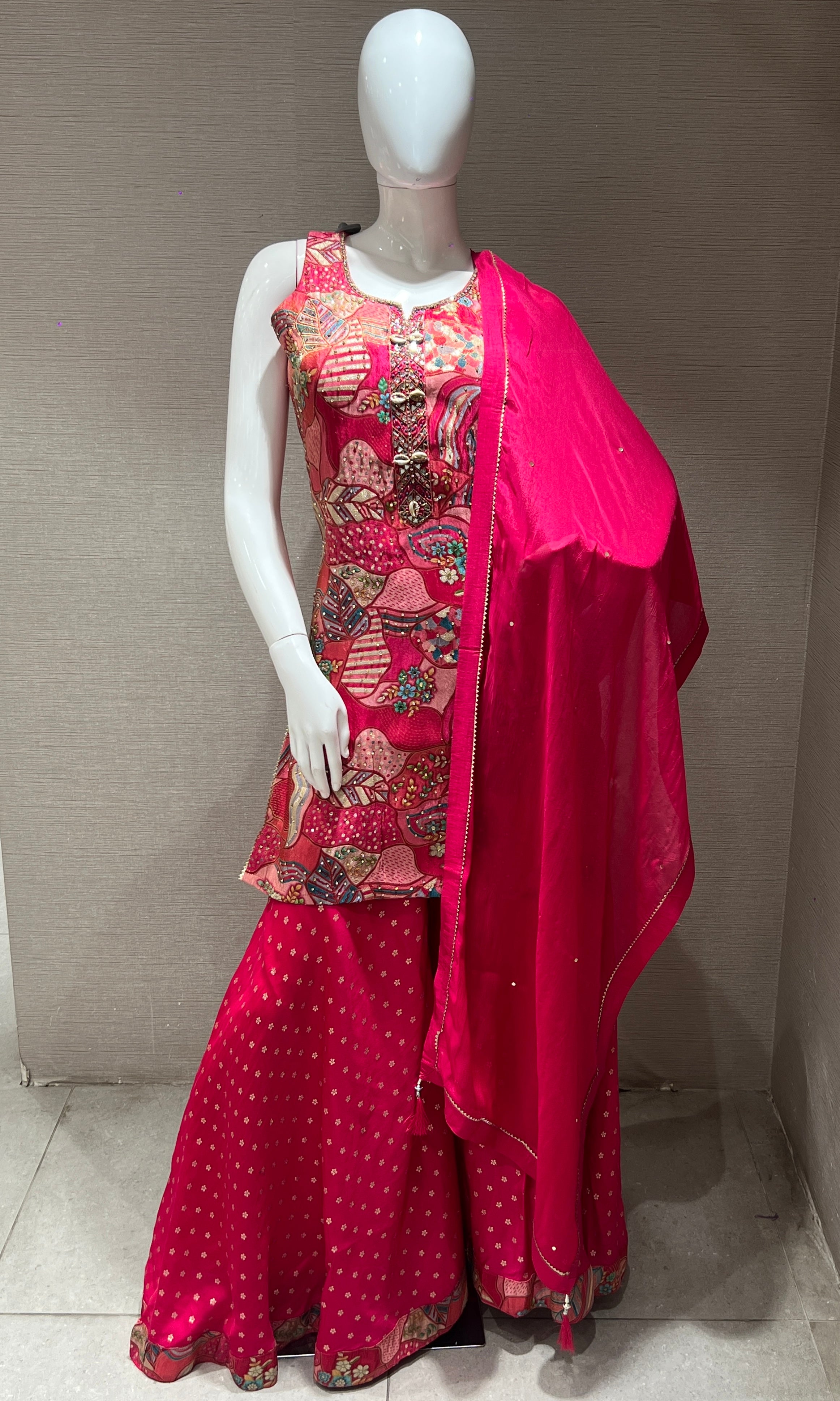 Pink Sharara