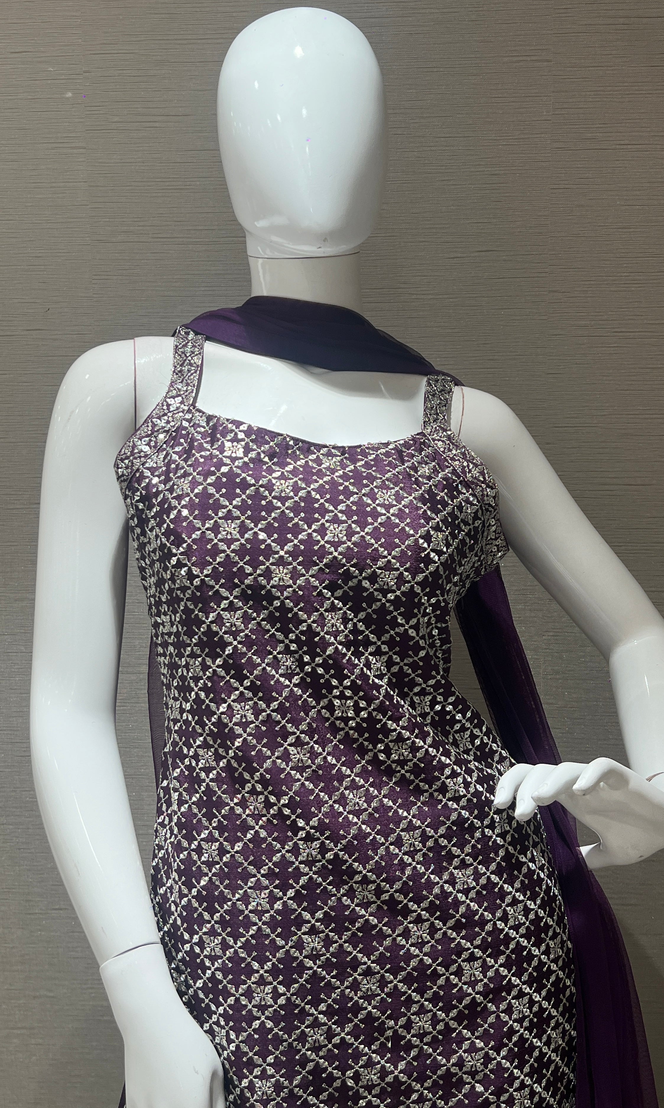 Purple palazzo