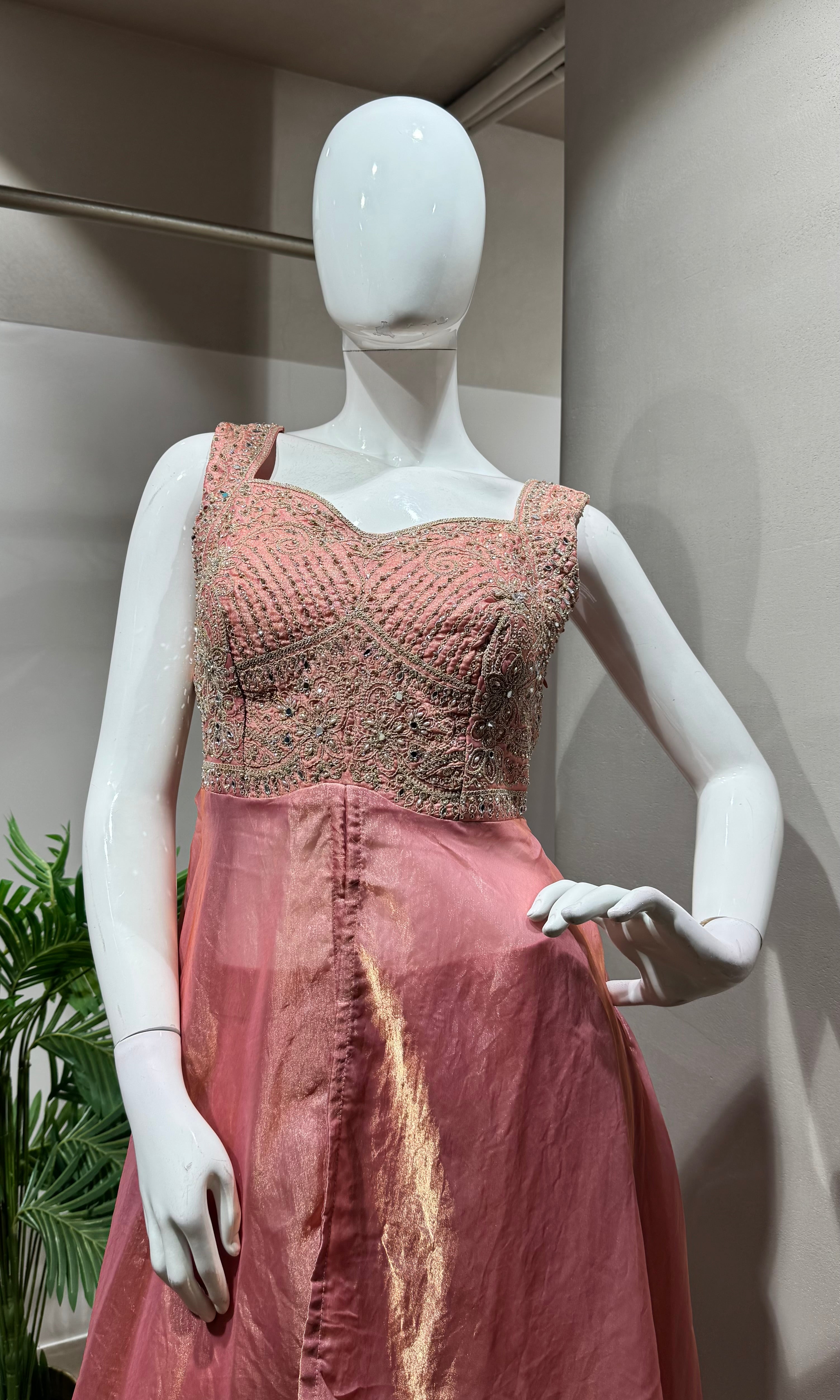 Pink Sequin PALAZZO SET with Dupatta