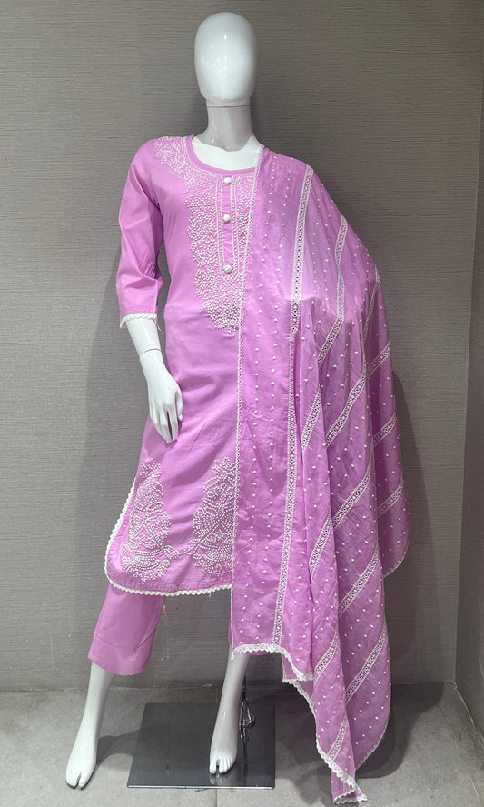 Pink kurta set