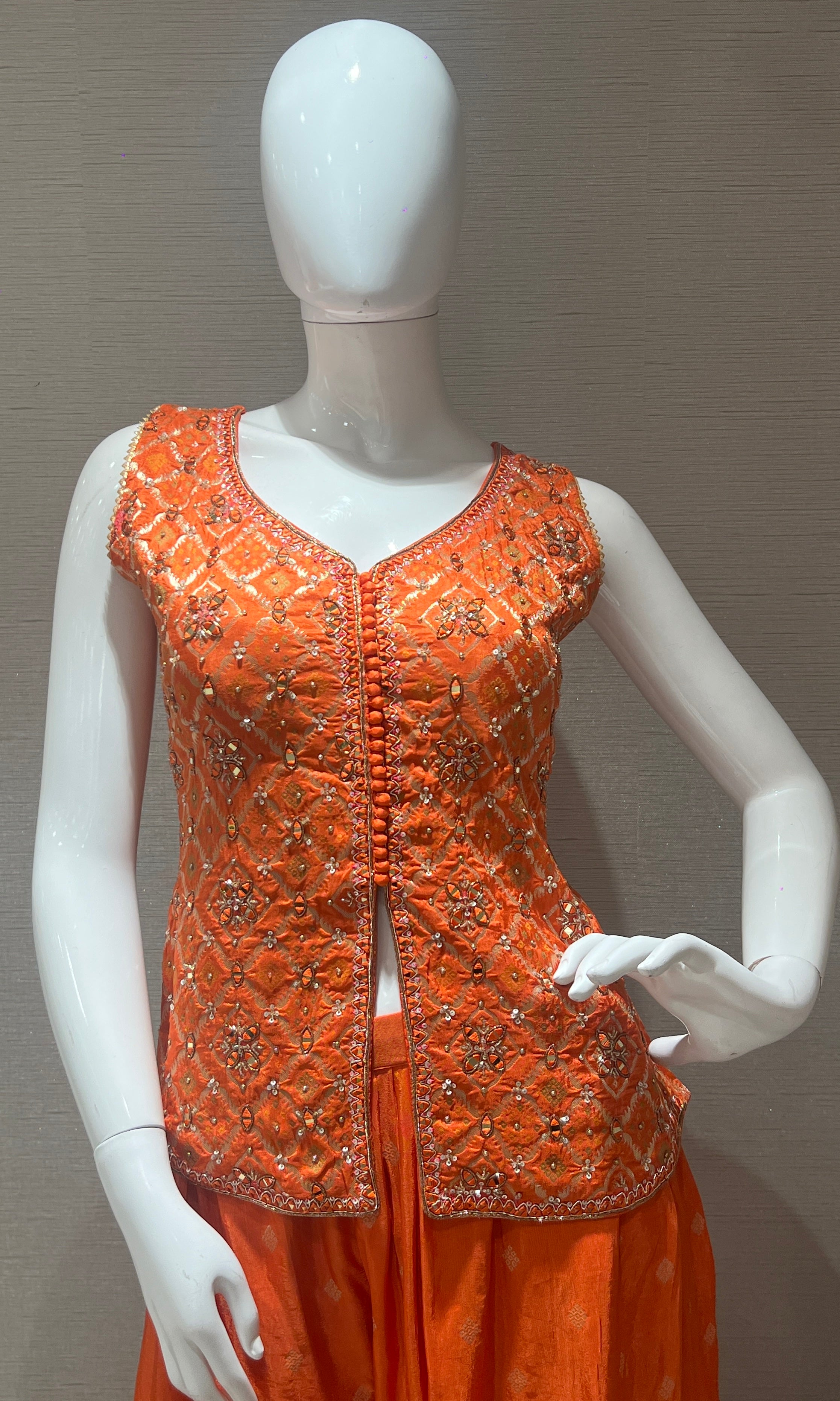Orange palazzo