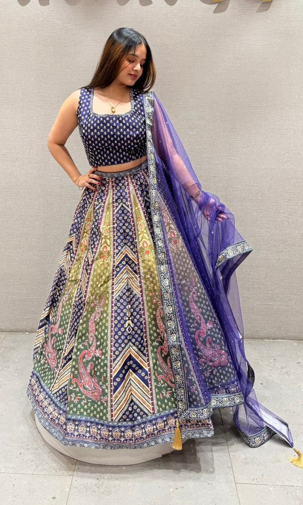 Purple Lehenga