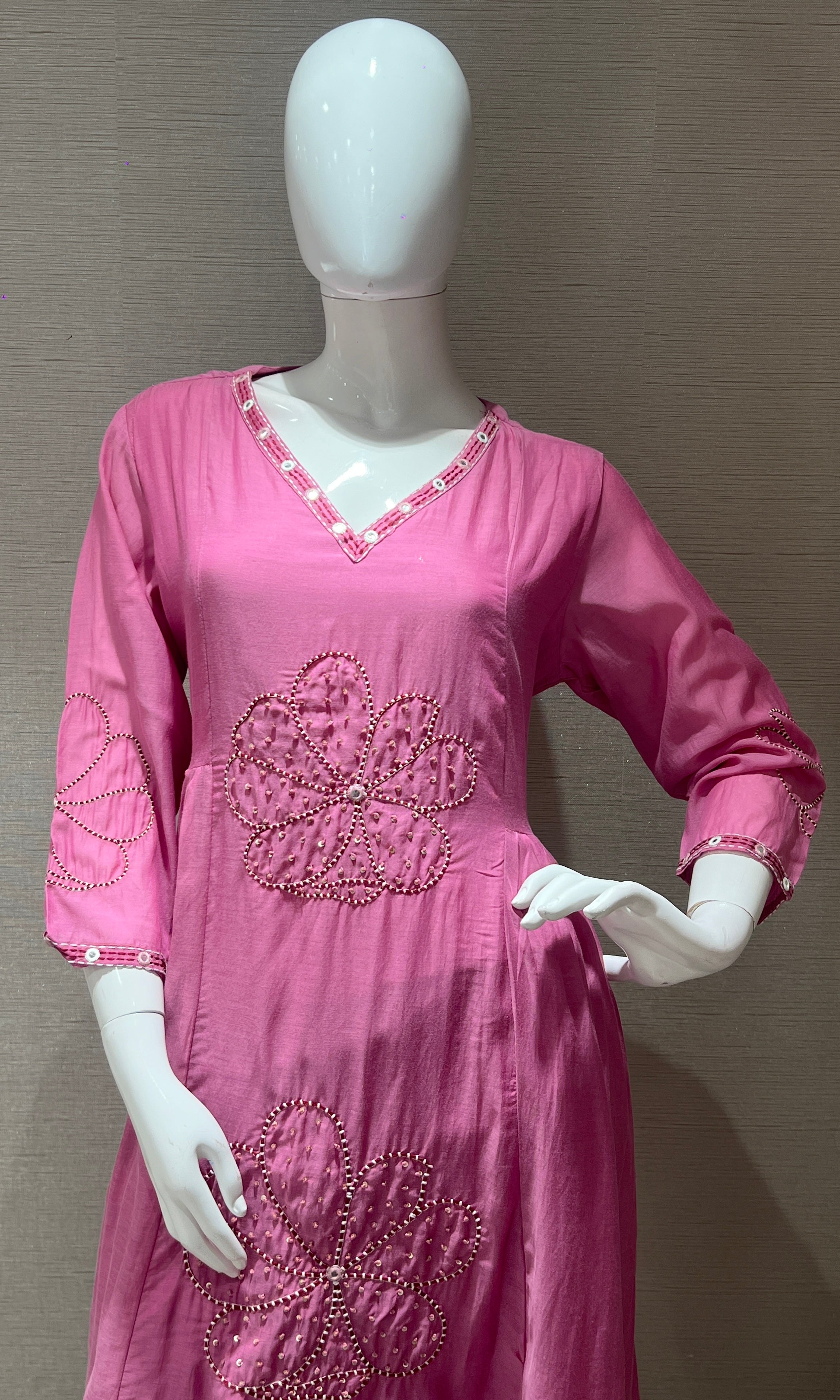 Light pink kurta set