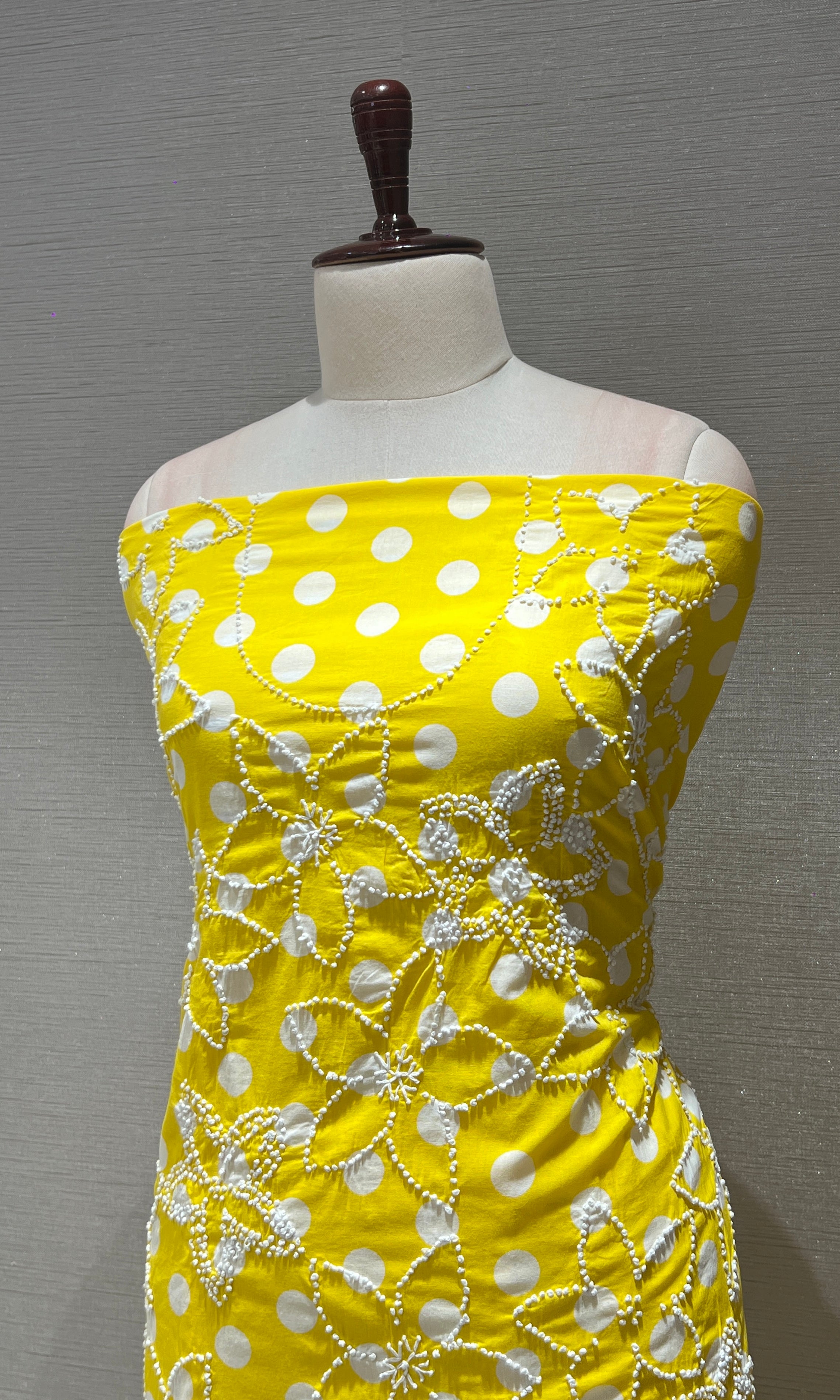 YELLOW dress material