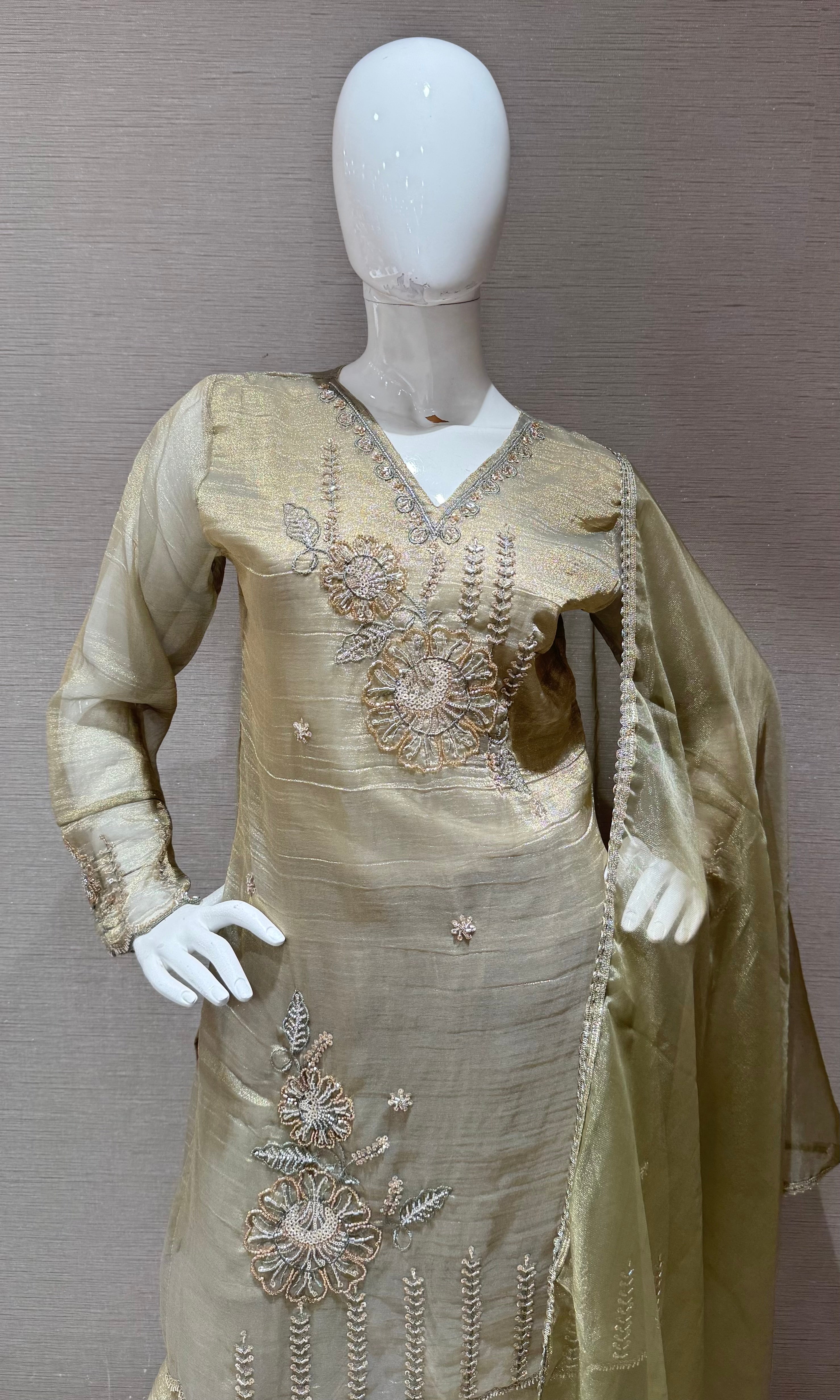 Elegant Pista Green Co-Ord Set with Dupatta