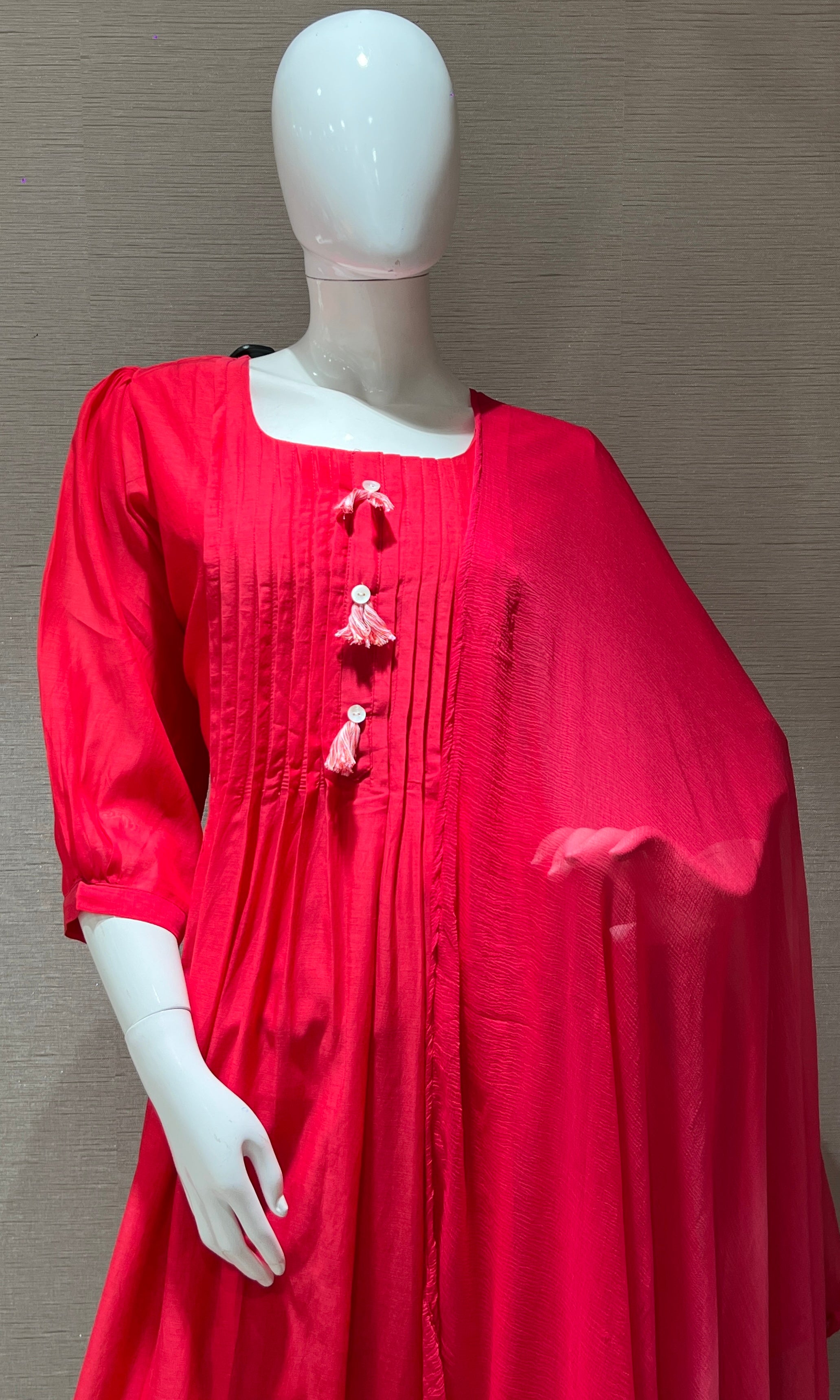 Rani pink Anarkali