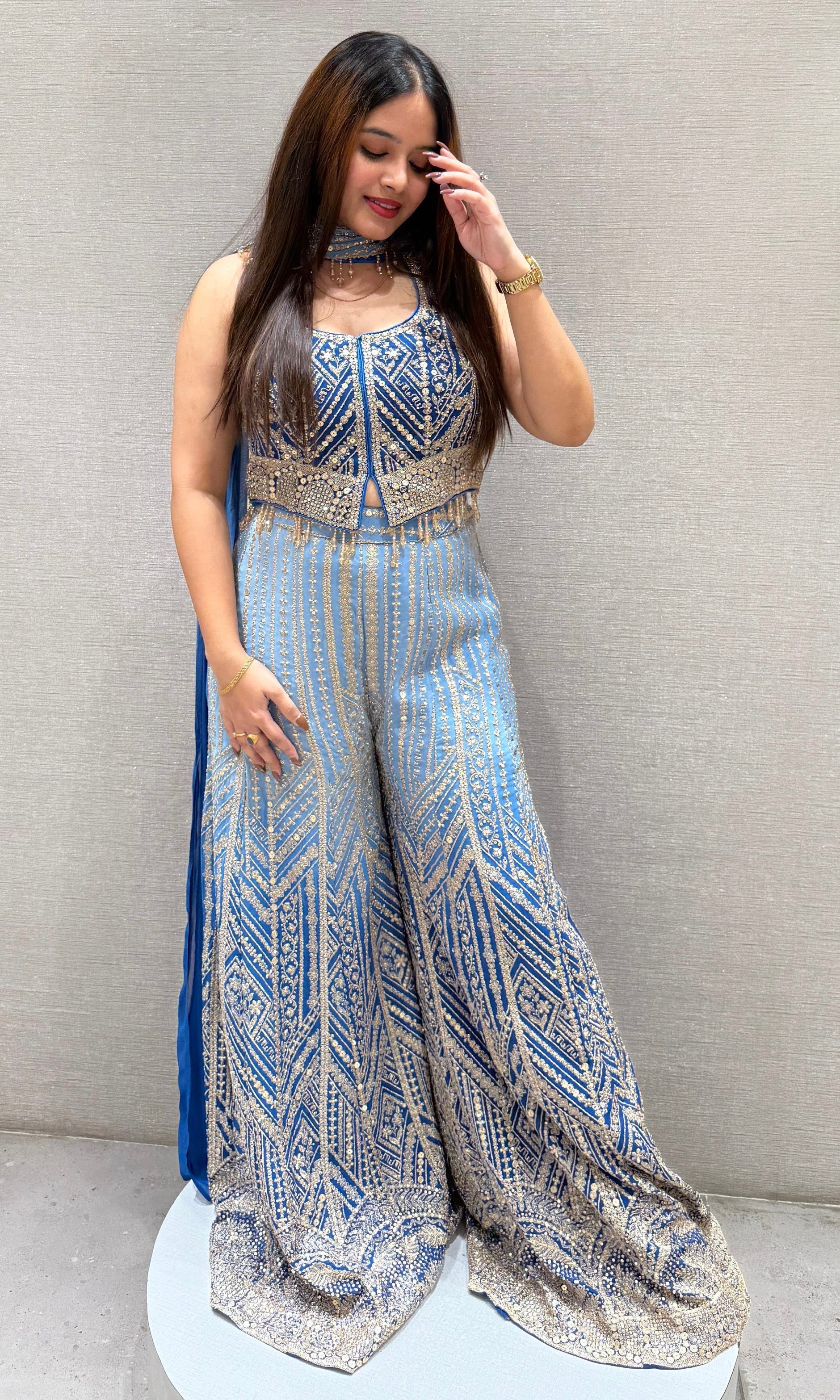 Blue palazzo