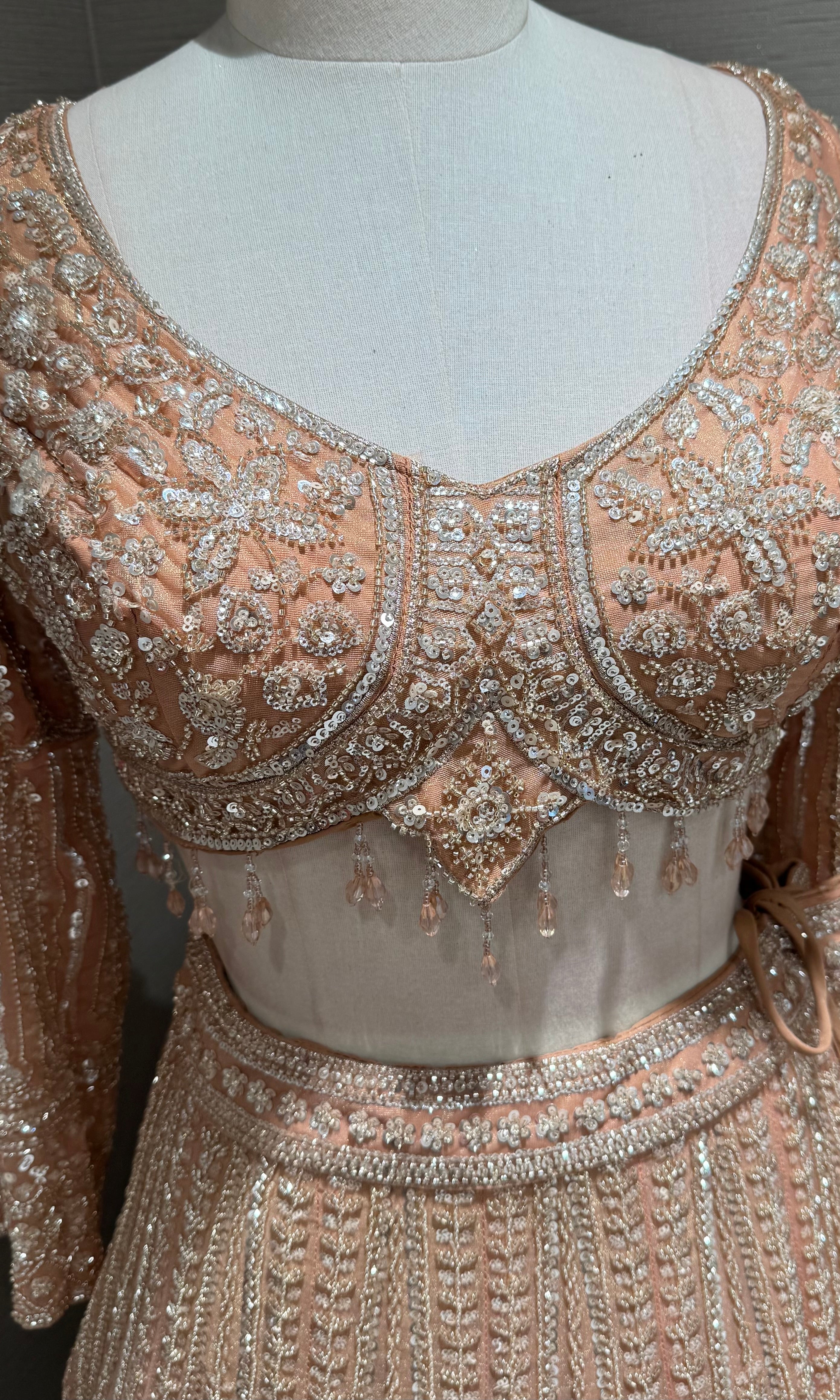 Moee Floral Embroidered Lehenga set