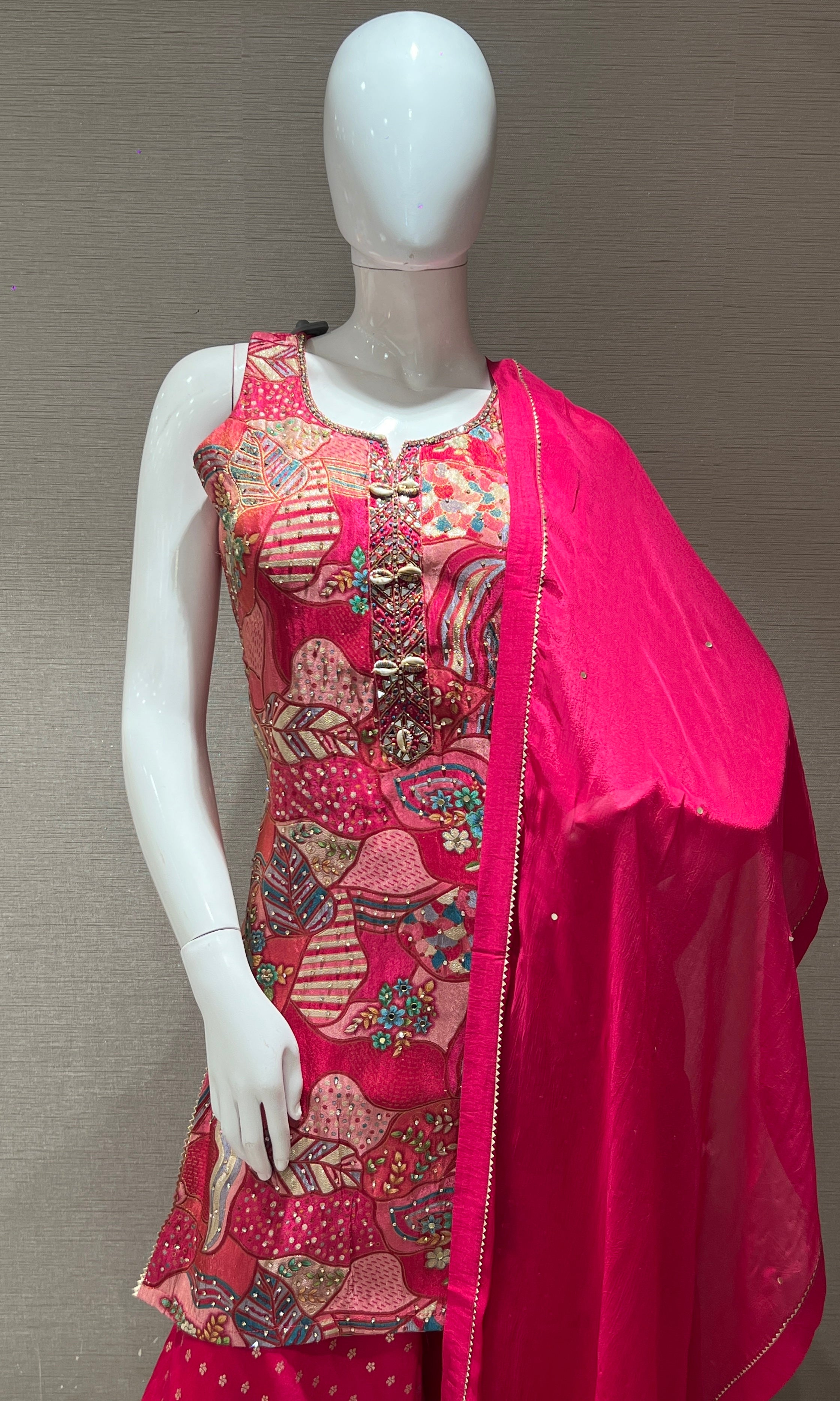 Pink Sharara