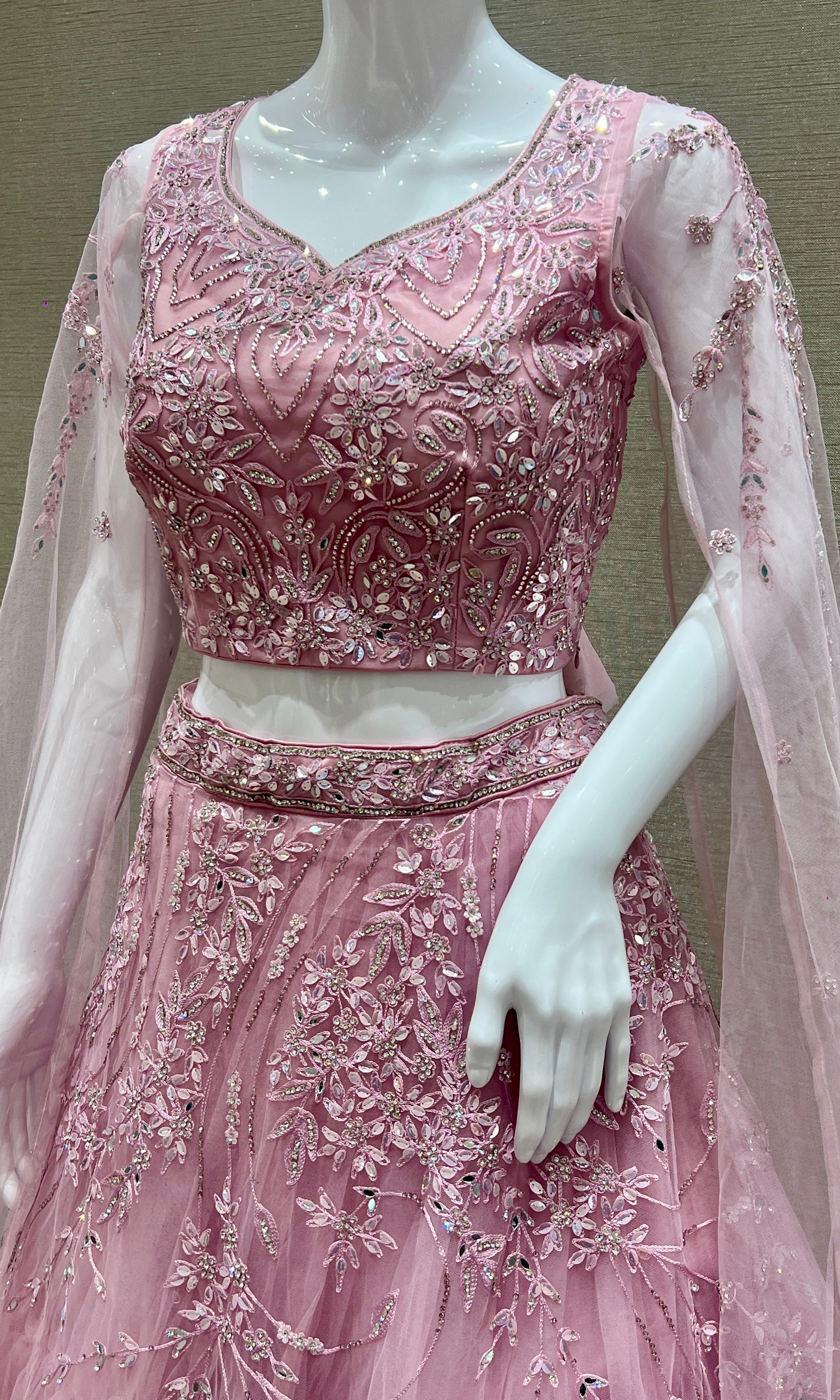 Baby pink Lehenga