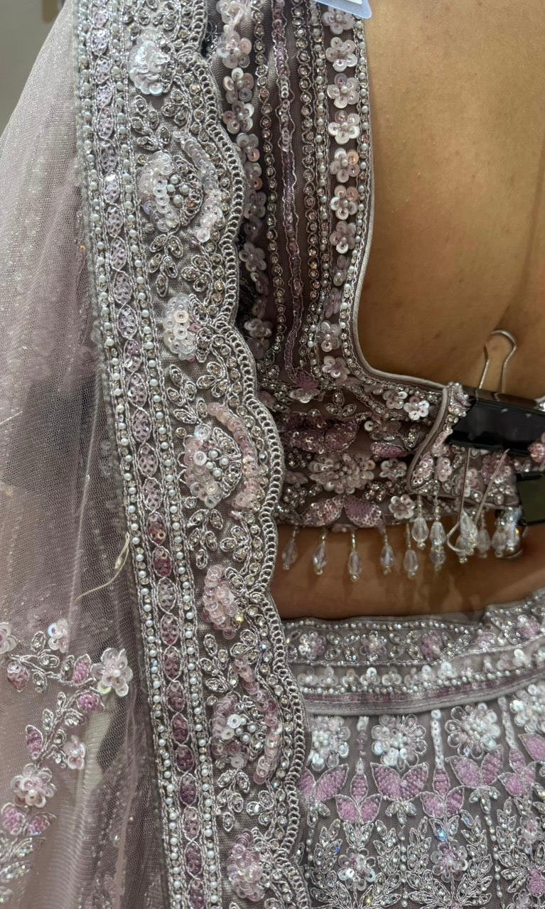 Lavender purple Lehenga