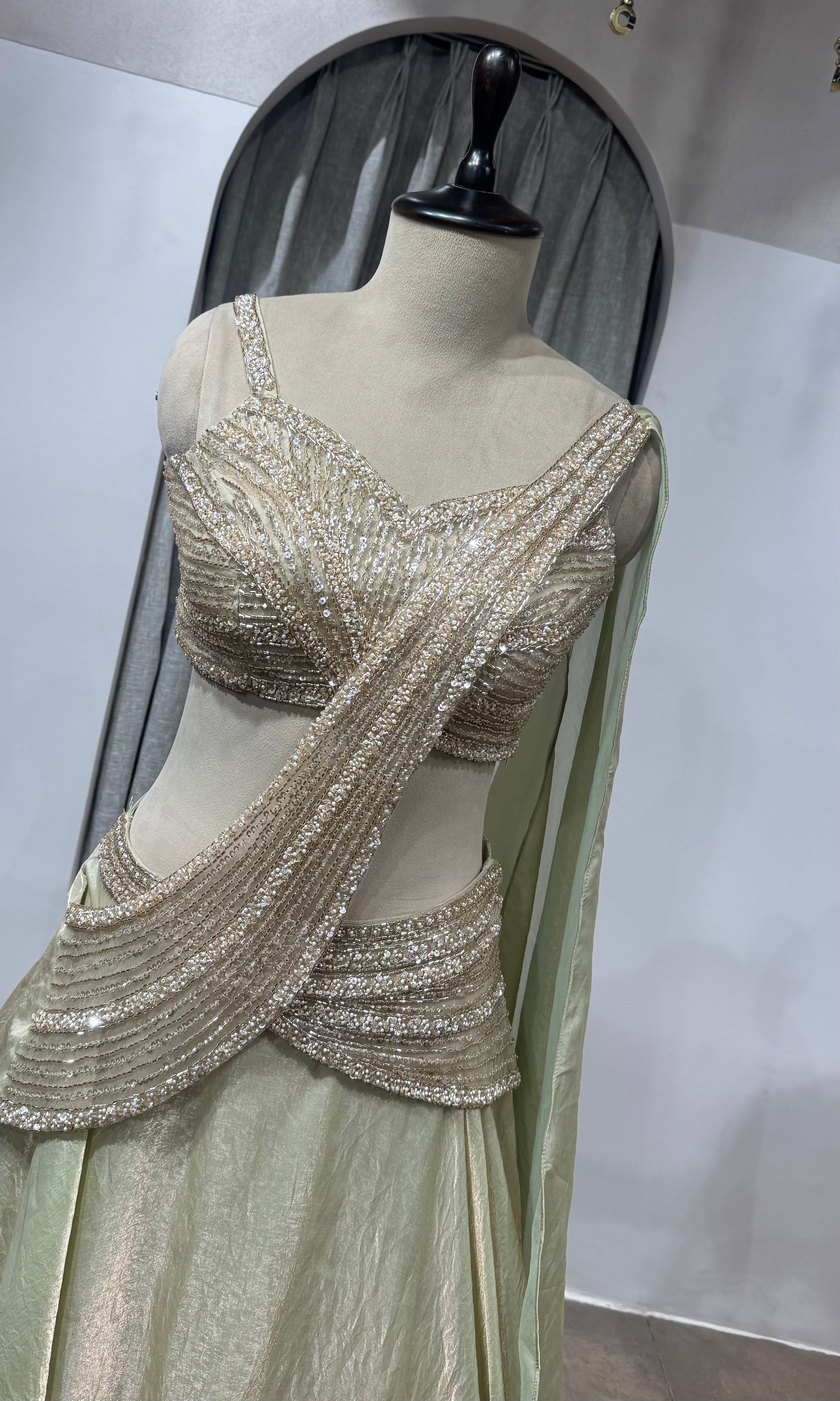 Glam Gold Embroidered Lehenga
