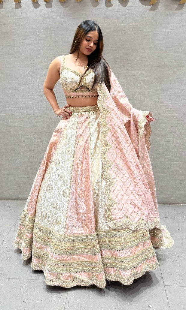 Baby pink Lehenga