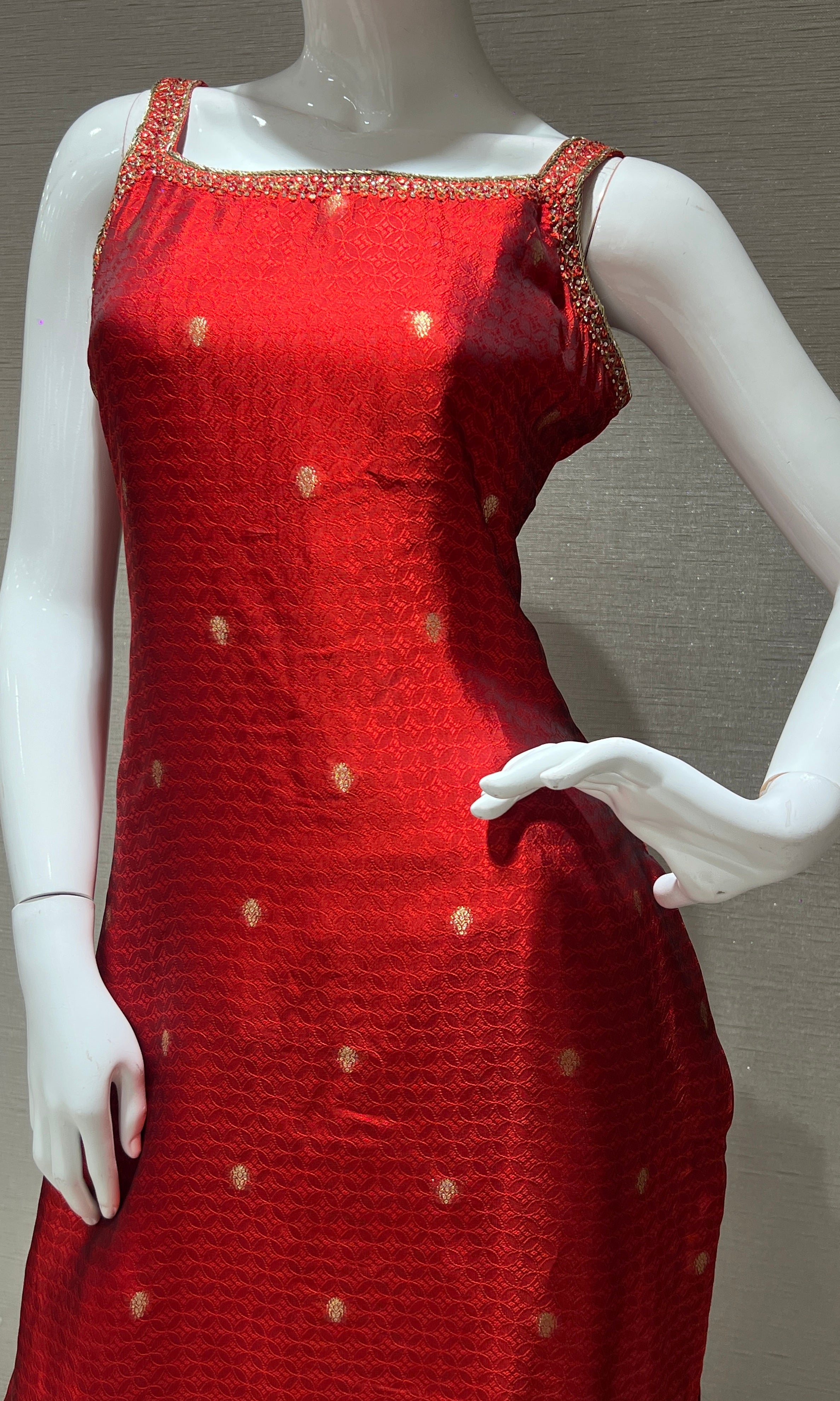 Maroon kurta set