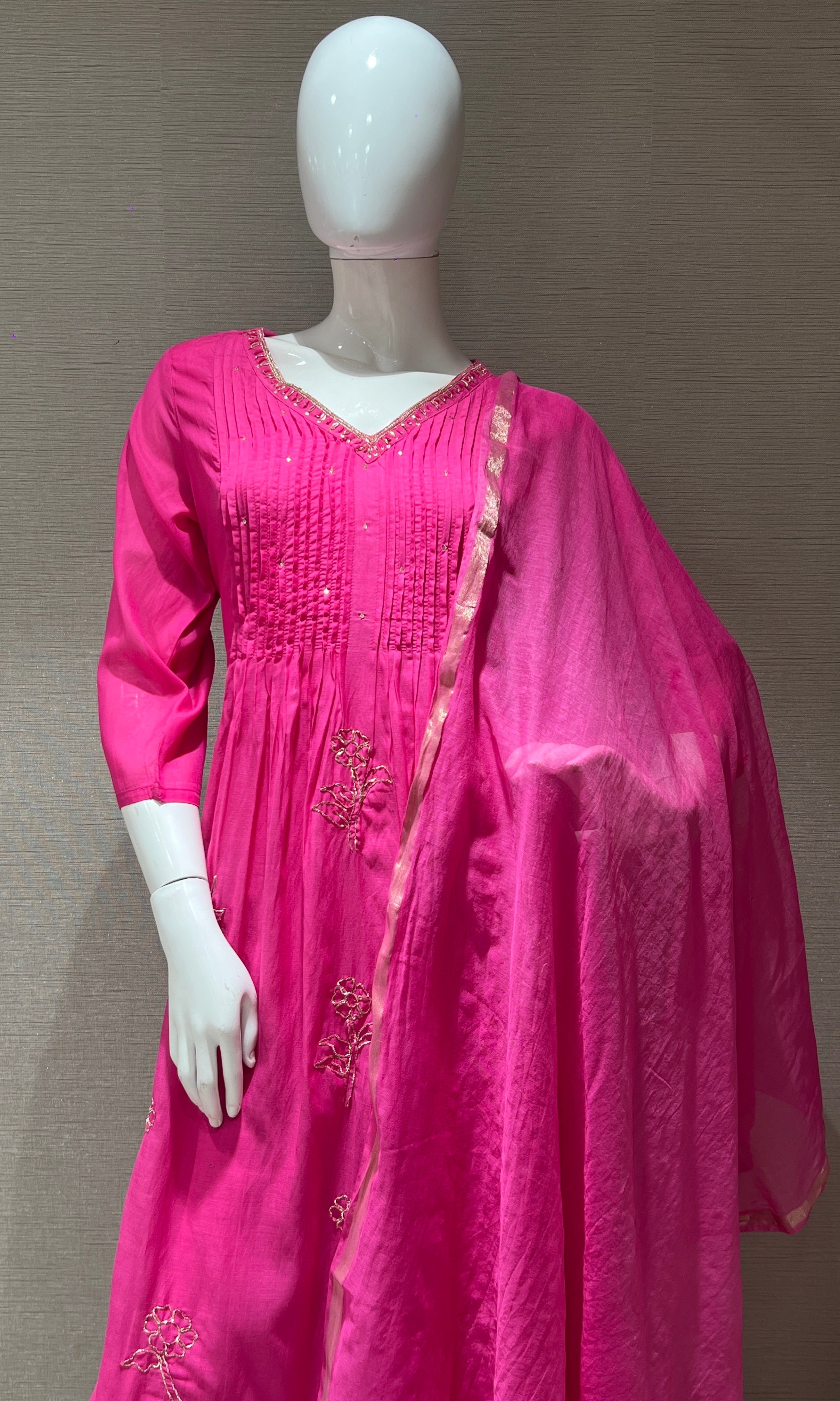 Pink kurta set