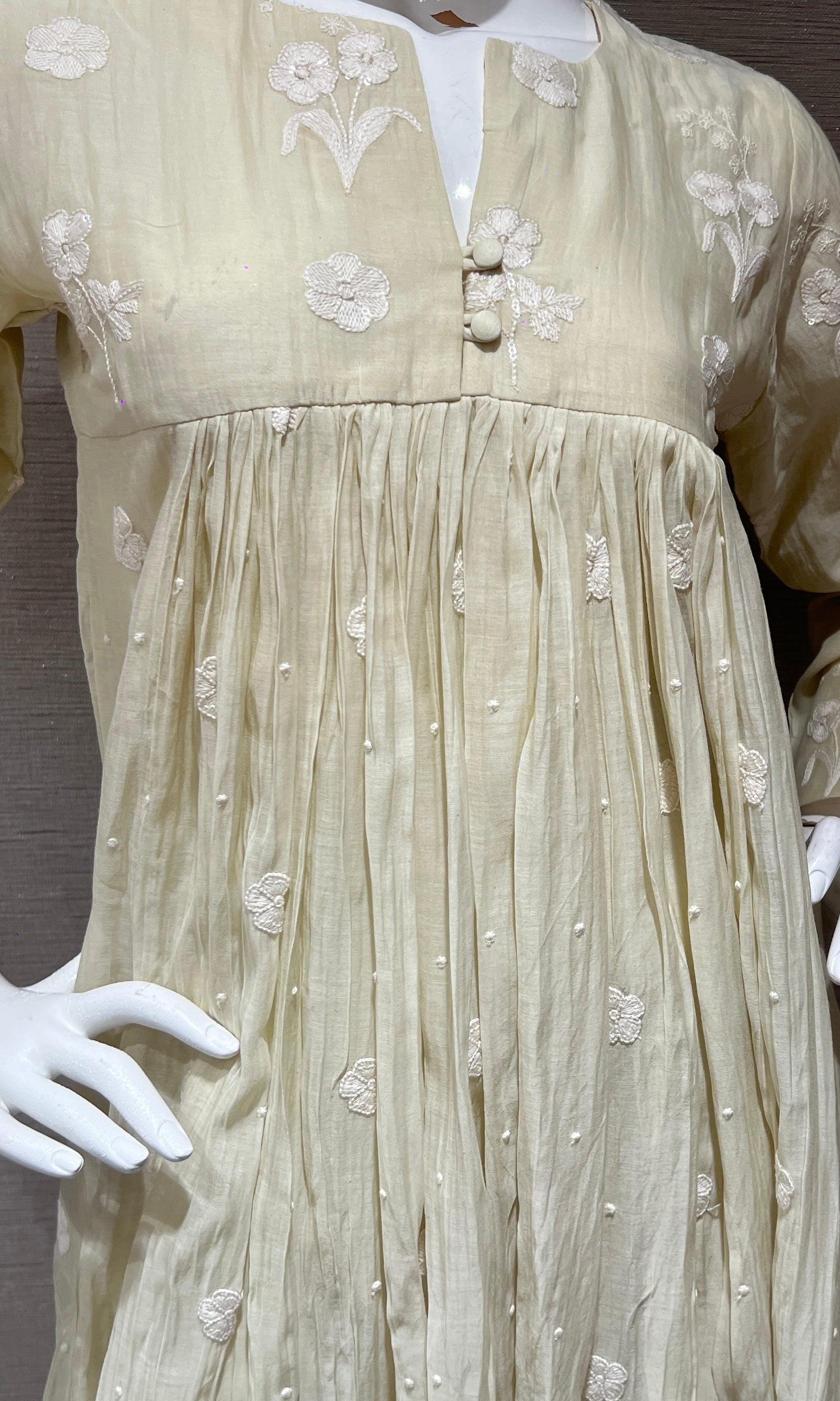 Light Green Classic embroidery A line set