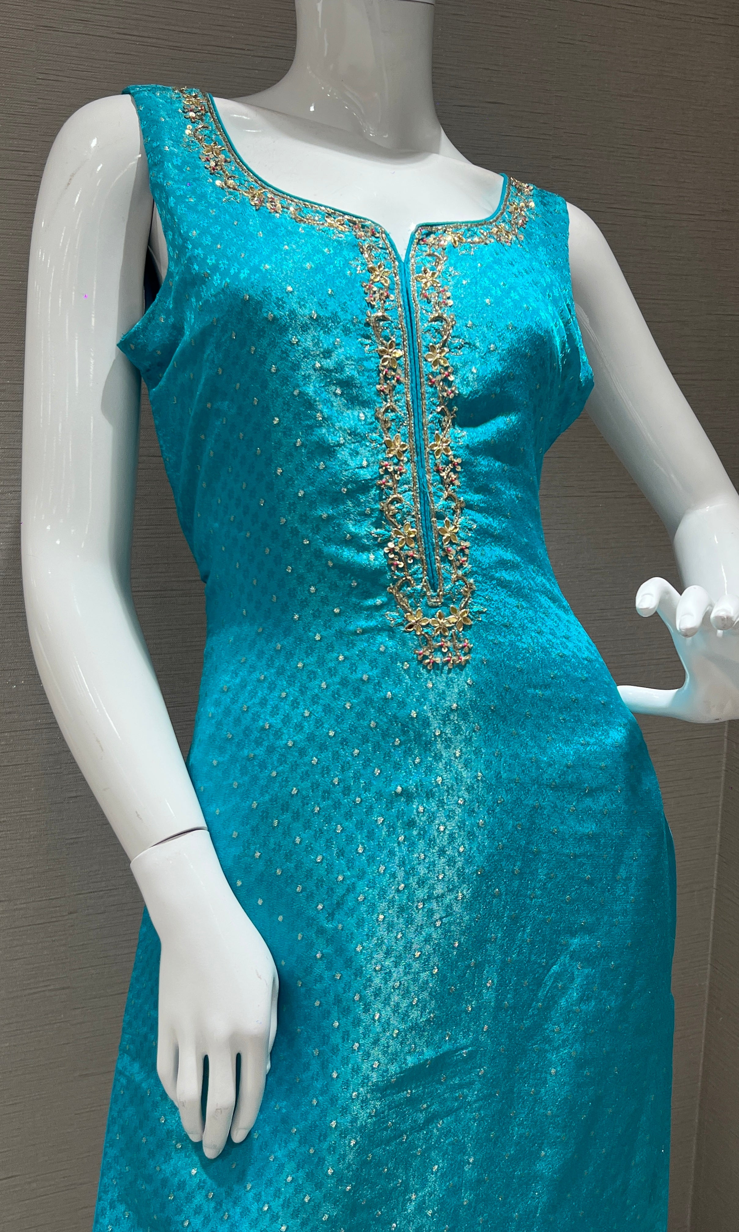 Sea Blue kurta set