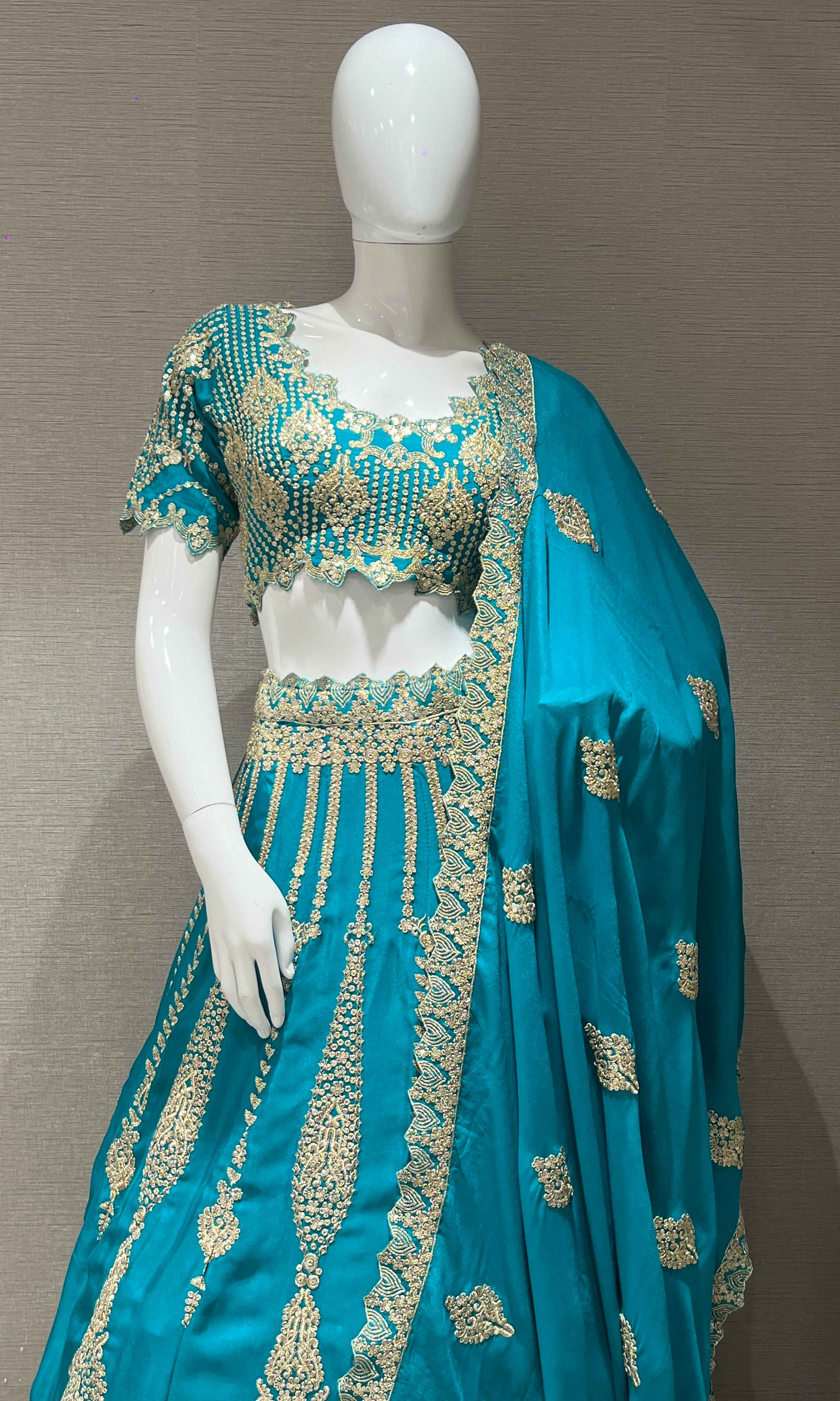 Blue Lehenga