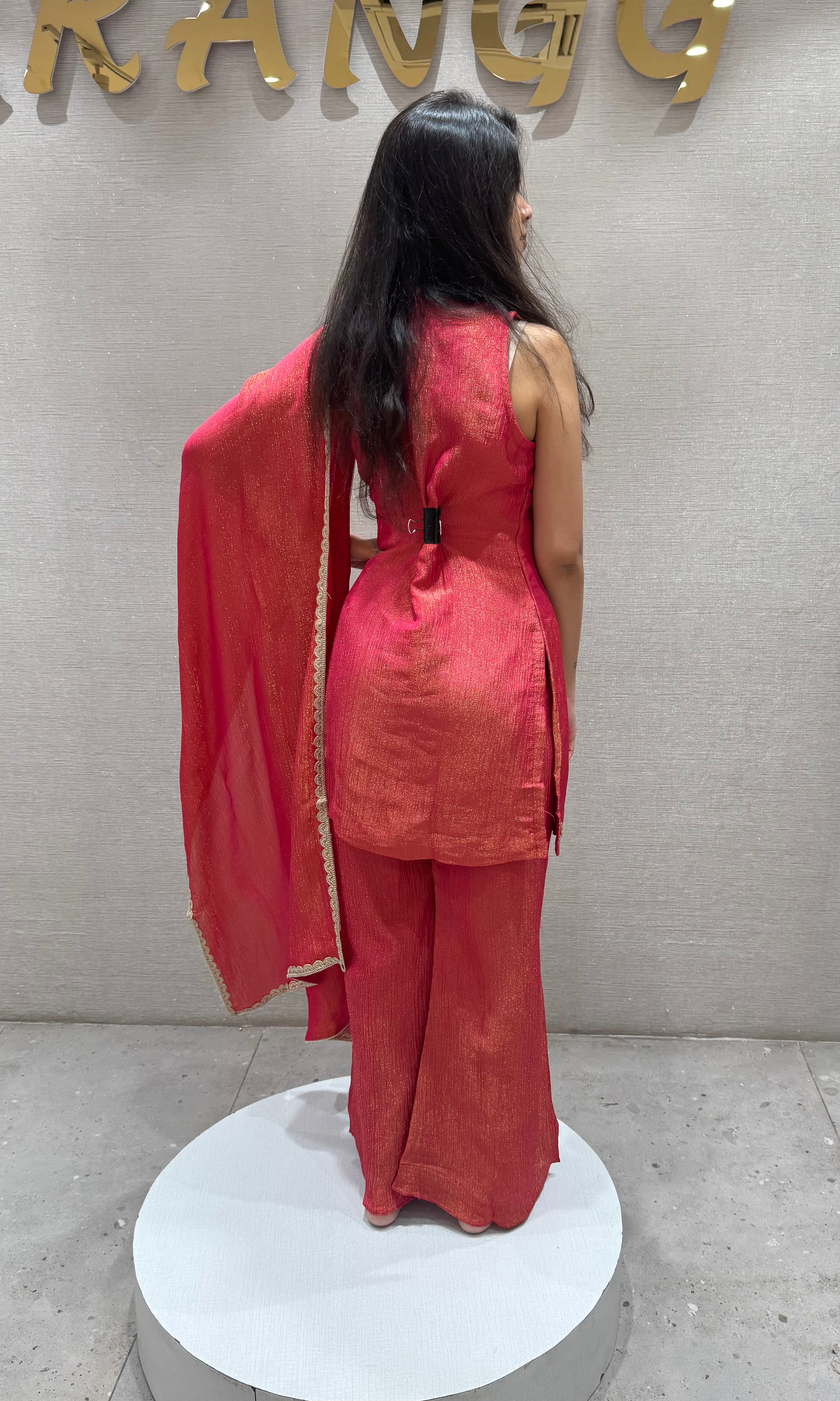 The Royal PINK Sharara Festive Glow