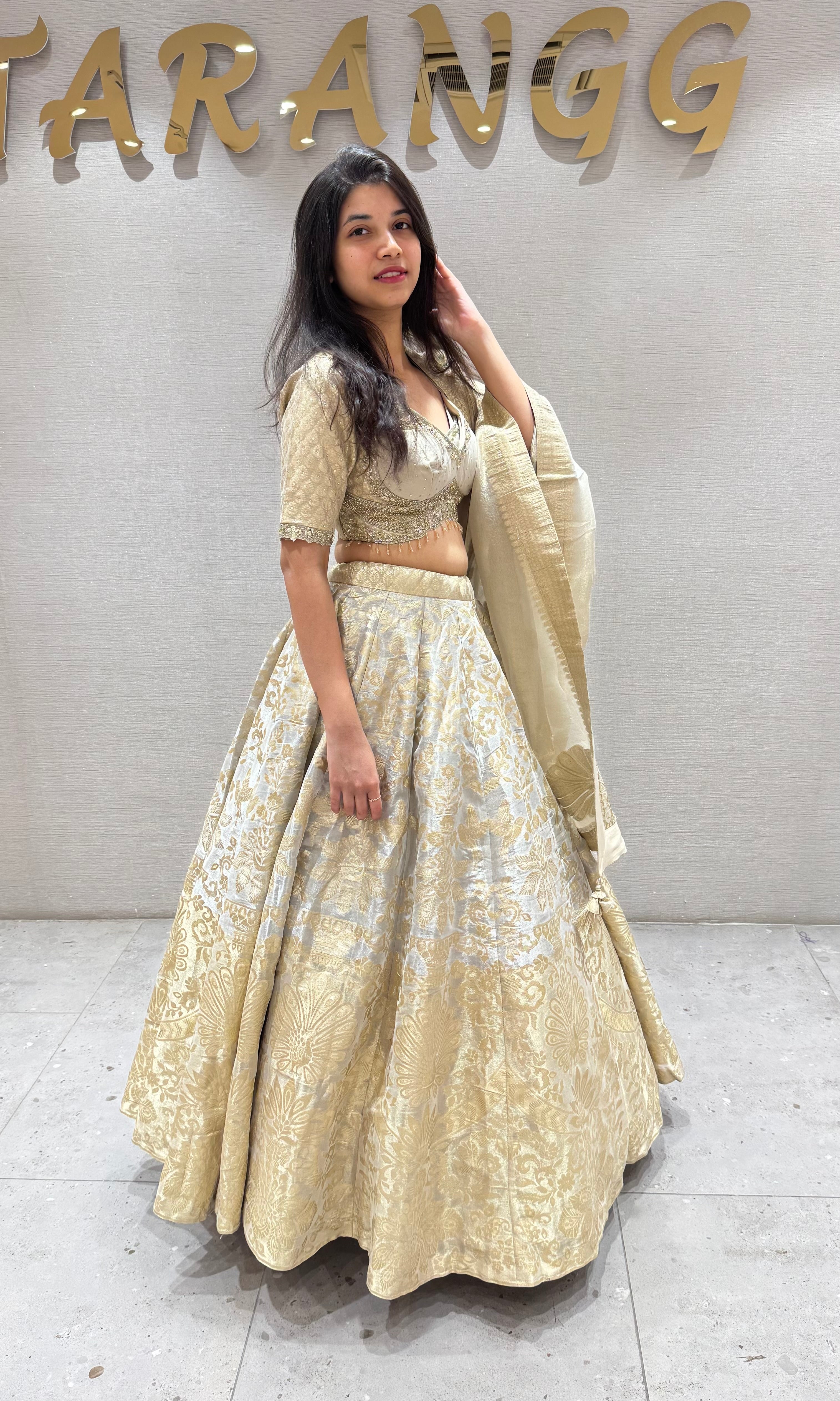 BEAGH FLORAL LEHENGA WITH ELEGANT BLOUSE