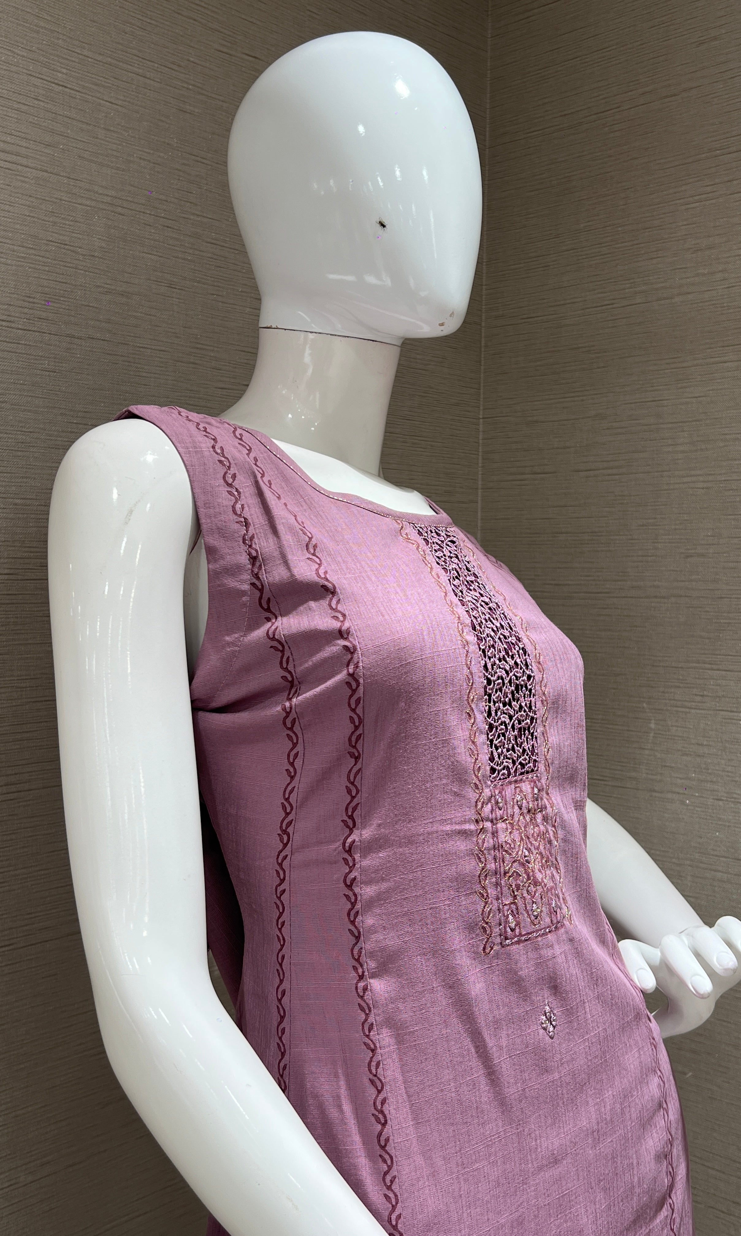 Light purple Kurti top with bottom