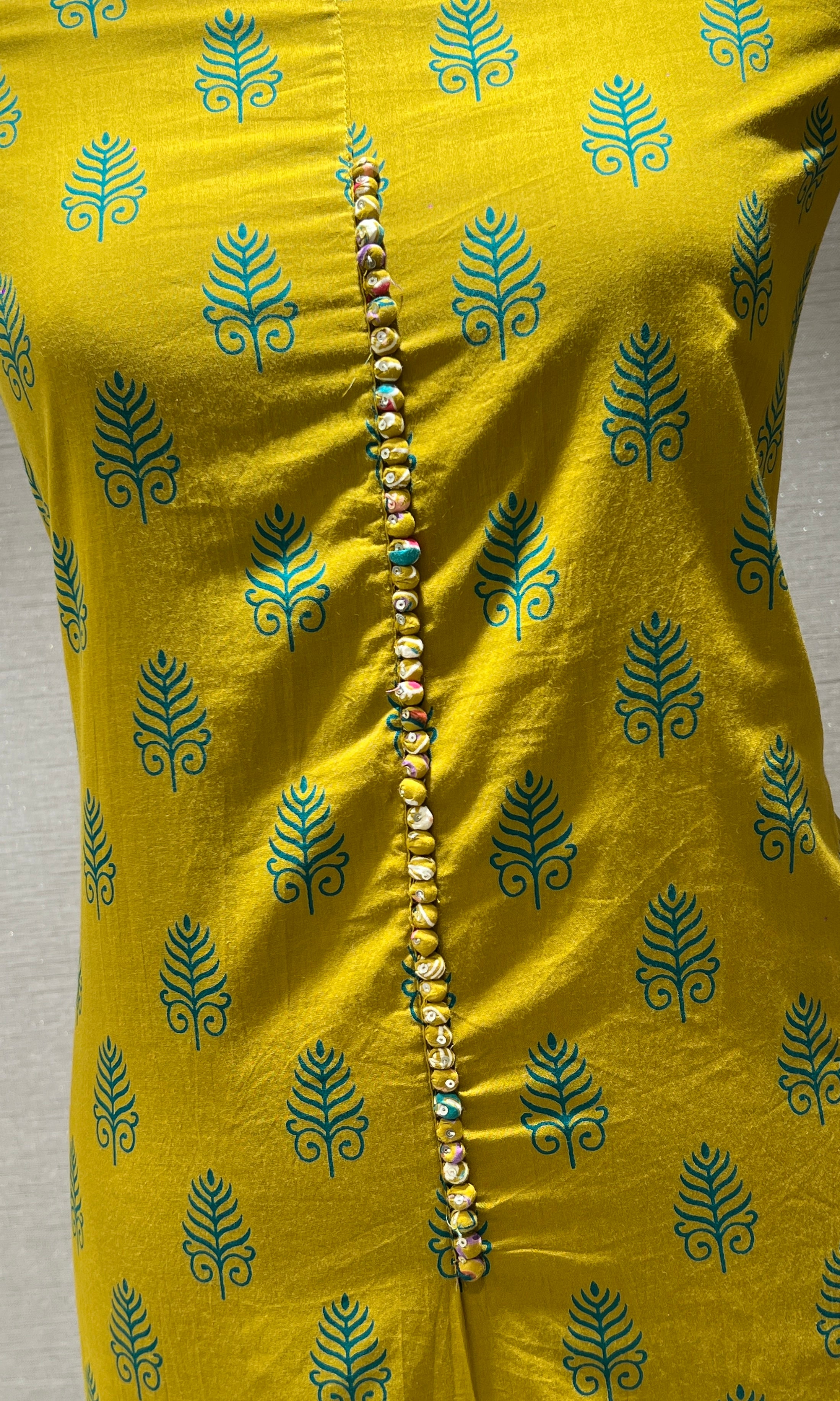 Mehendi green dress material