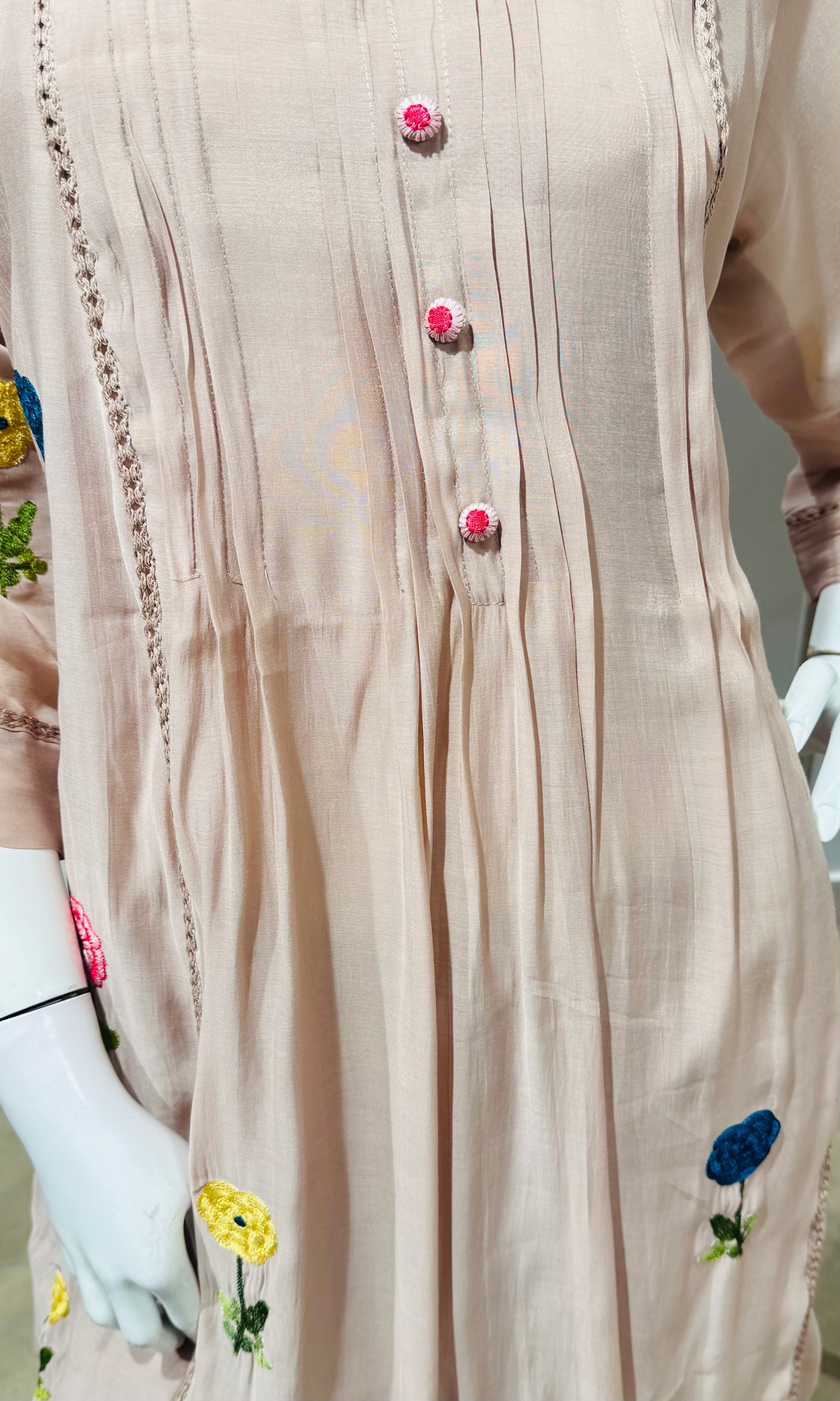 Moee Floral Kurta Pant Set with Dupatta