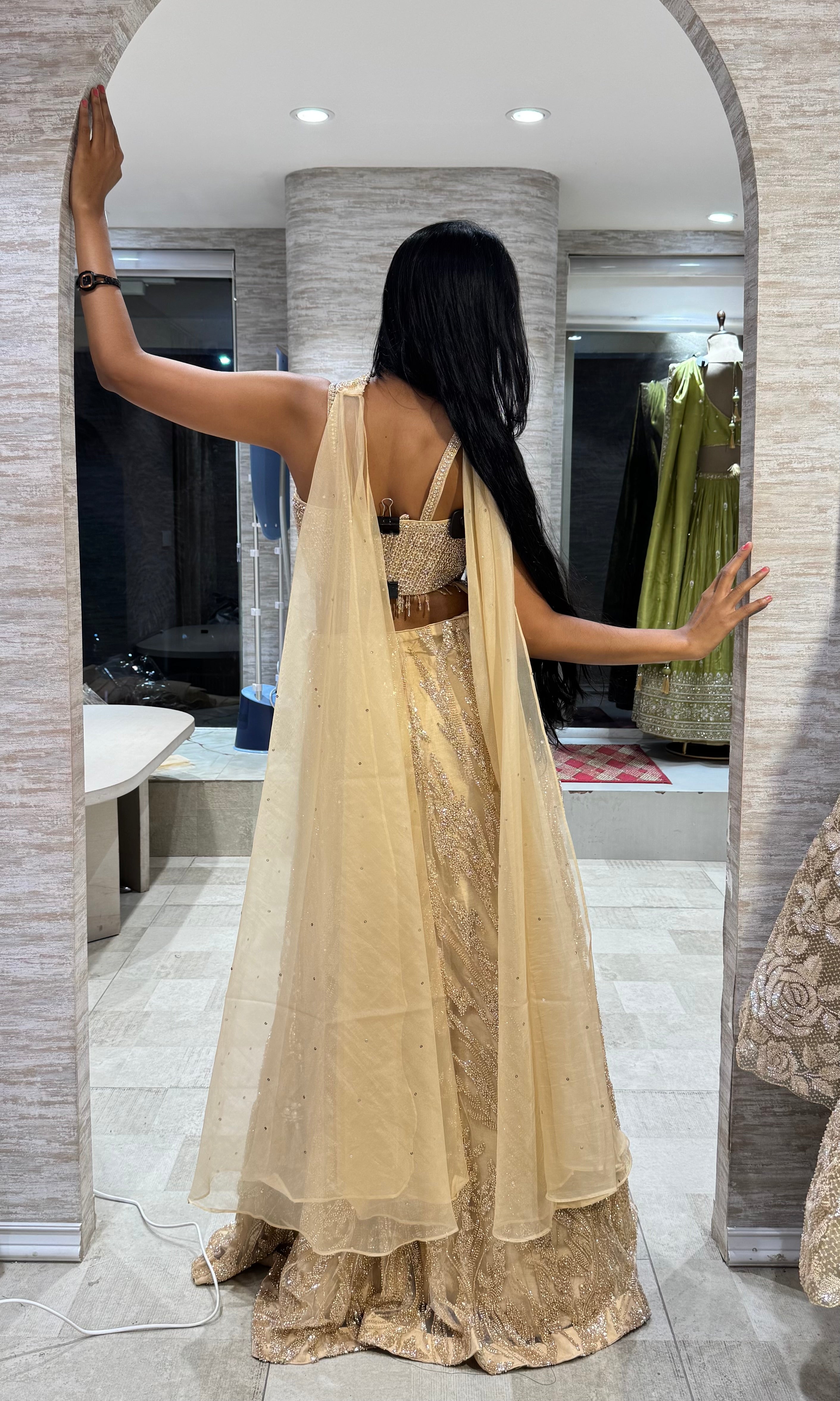 BEAGH LEHENGA WITH CORSET BLOUSE