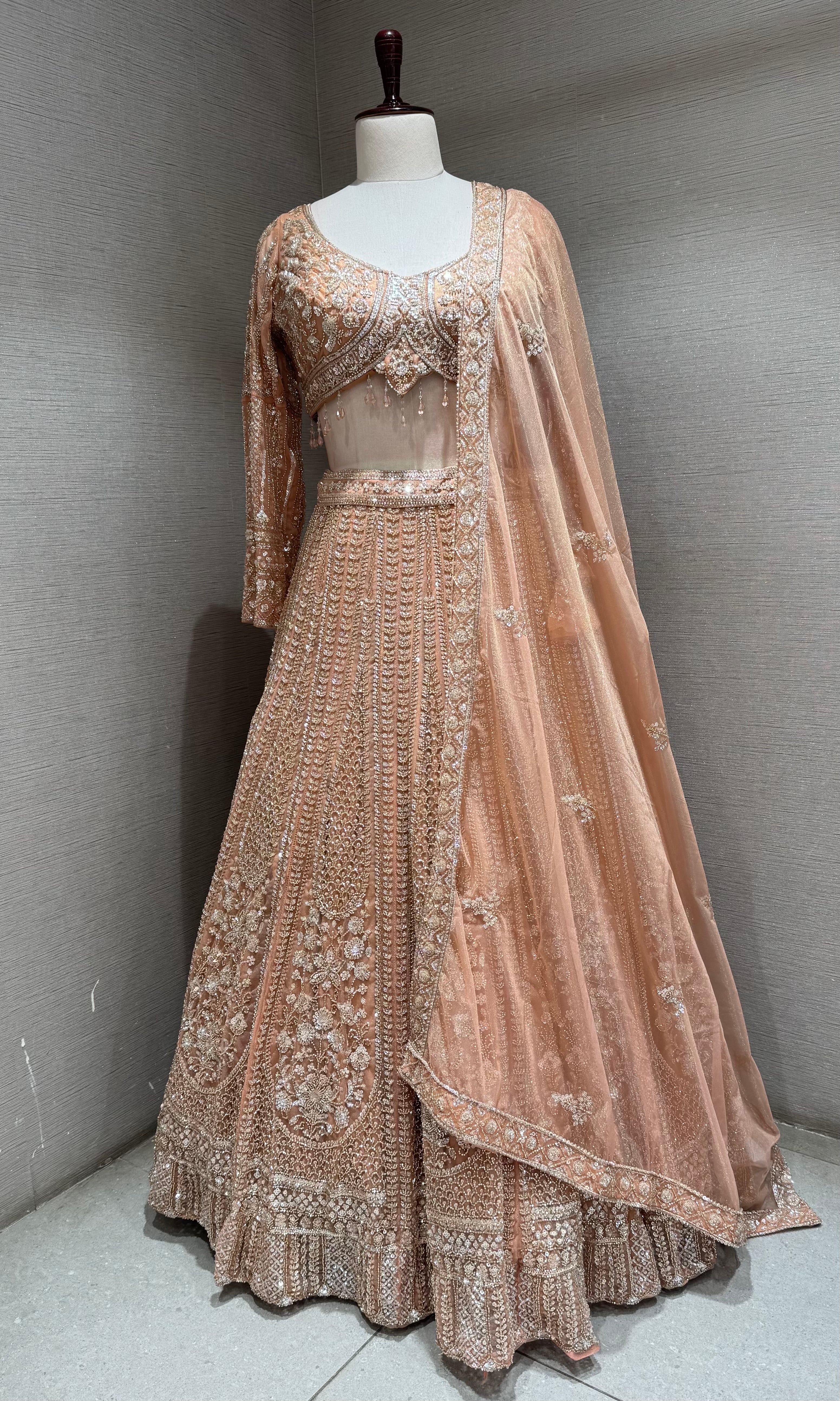 Moee Floral Embroidered Lehenga set